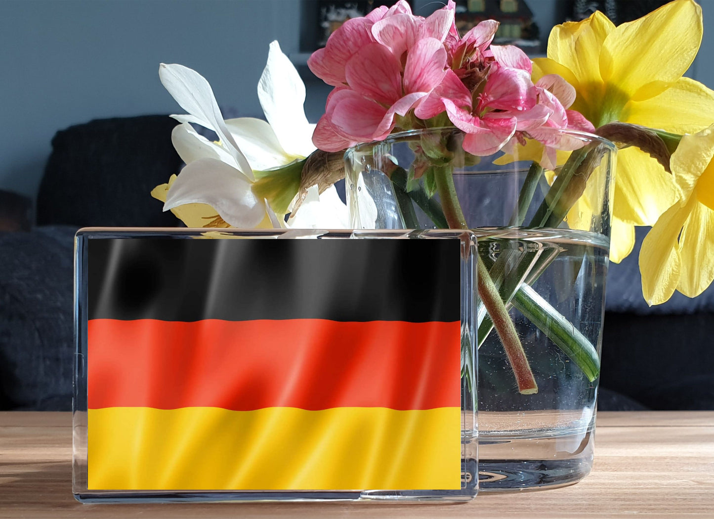 German Flag Fridge Magnet Gift - Cute Deutchland Novelty Birthday Present