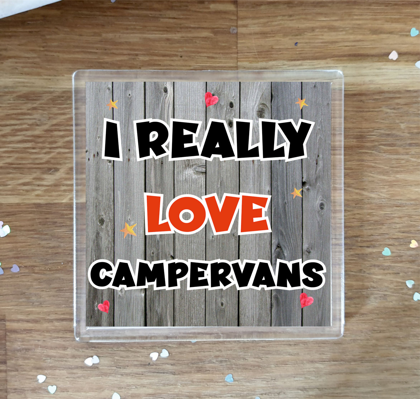 Campervan Coaster - I Really Love Campervans - Fun Novelty Birthday Gift