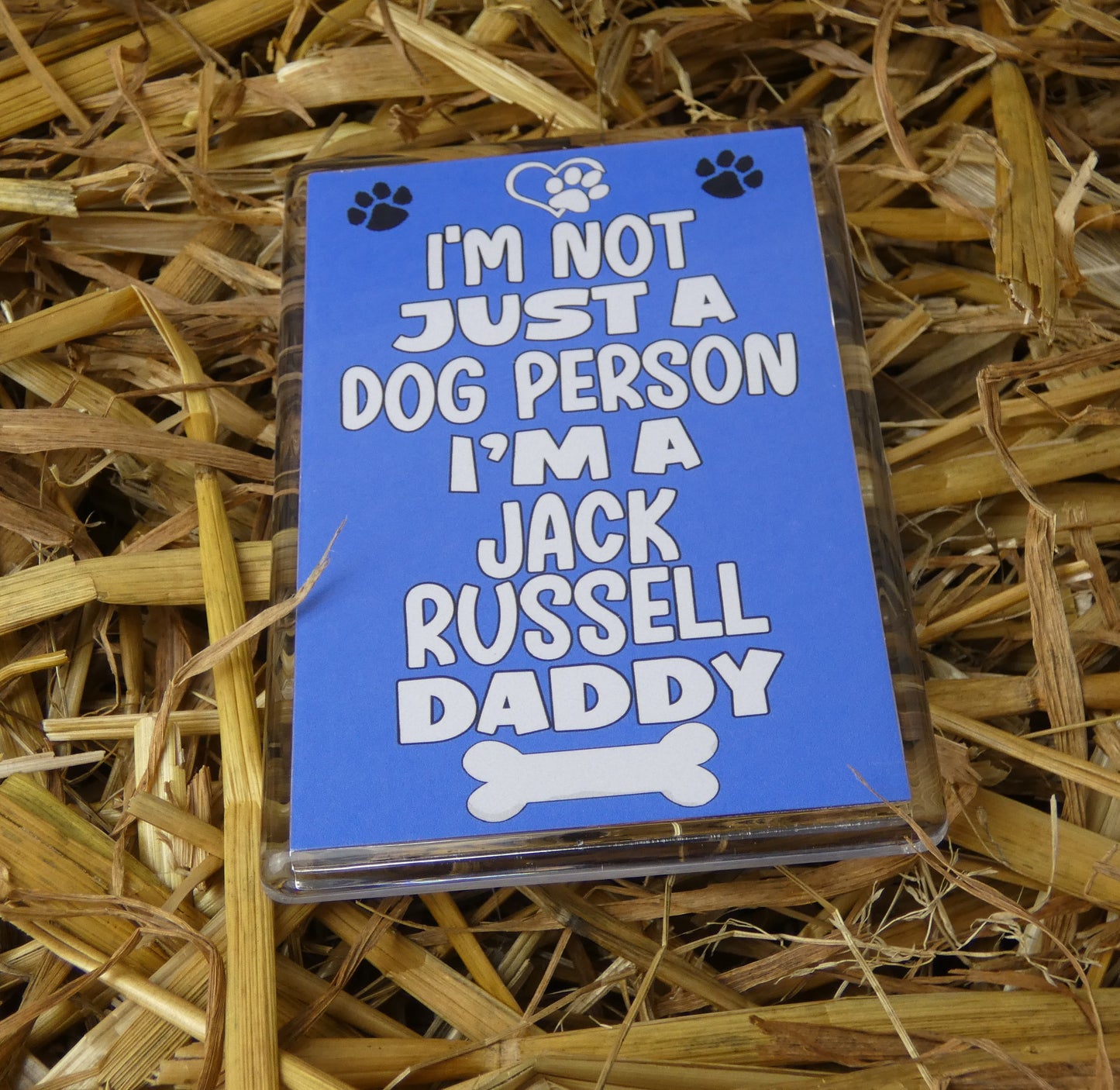 Jack Russell Fridge Magnet Gift - I'm Not Just A Dog Person I'm A * Daddy - Nice Cute Fun Novelty Present.