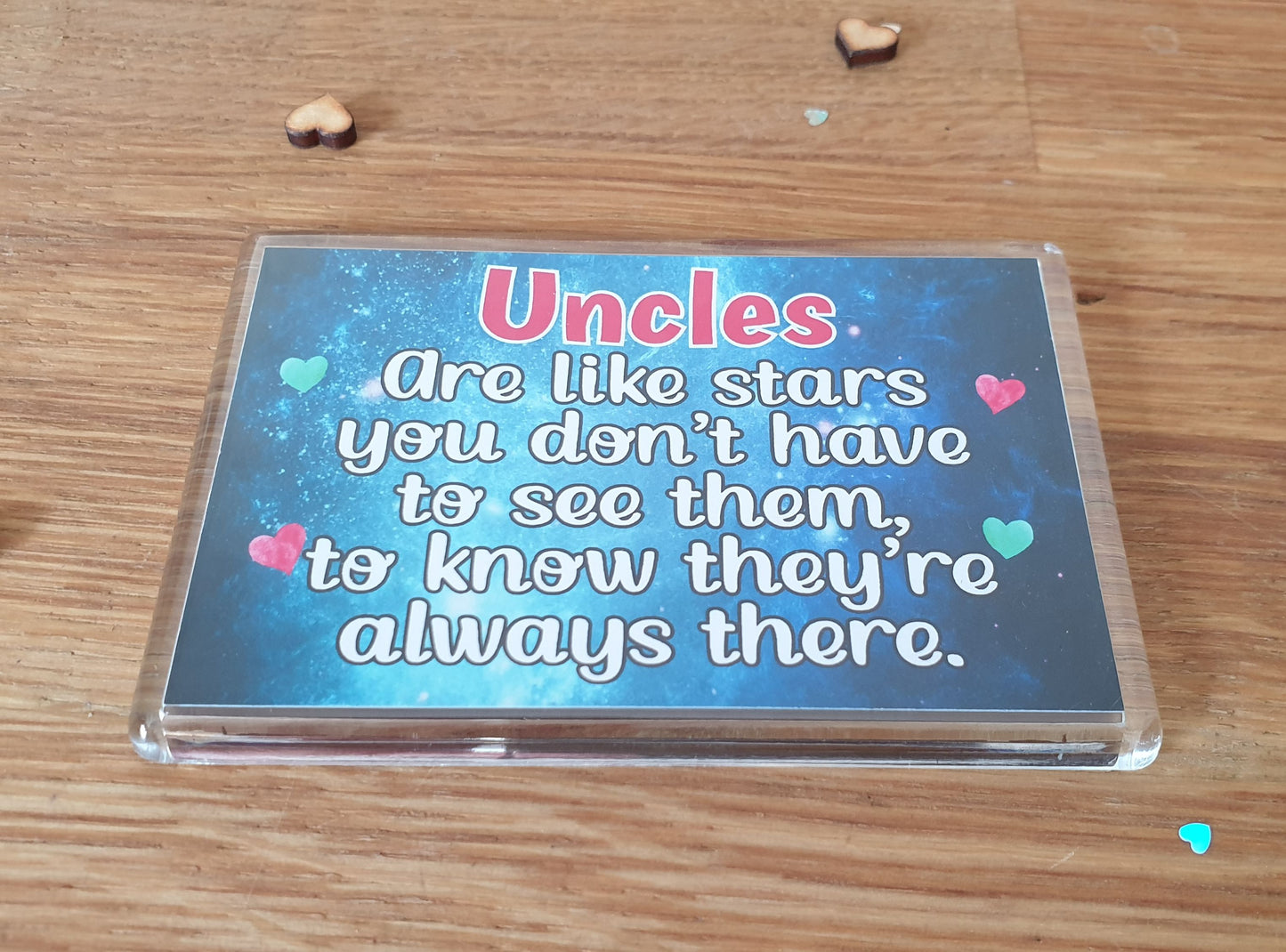 Nice Uncle Fridge Magnet - Uncles Are Like Stars - Cute Fun Novelty Present
