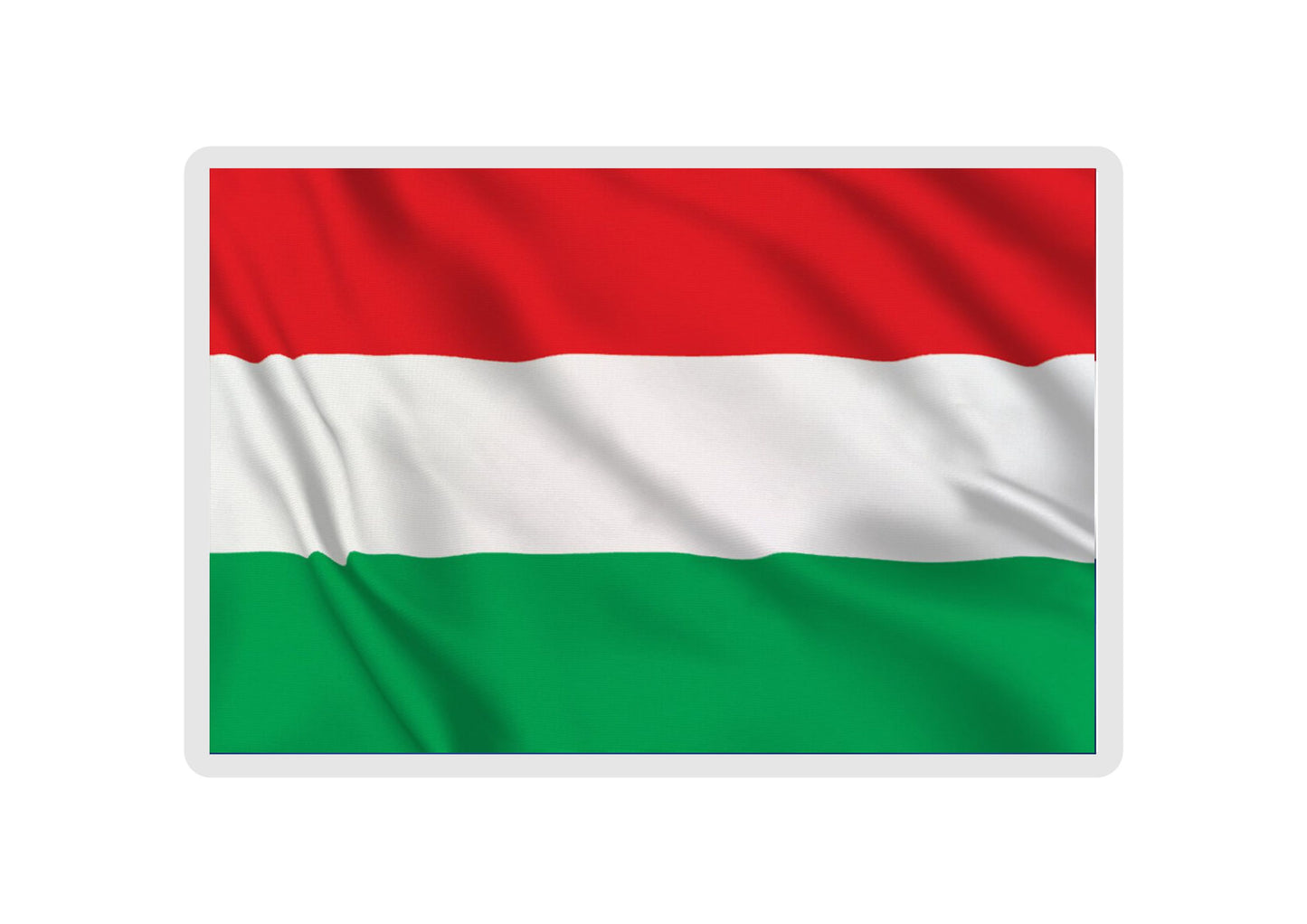 Hungary Flag Fridge Magnet Gift - Cute Hungarian Novelty Birthday Present