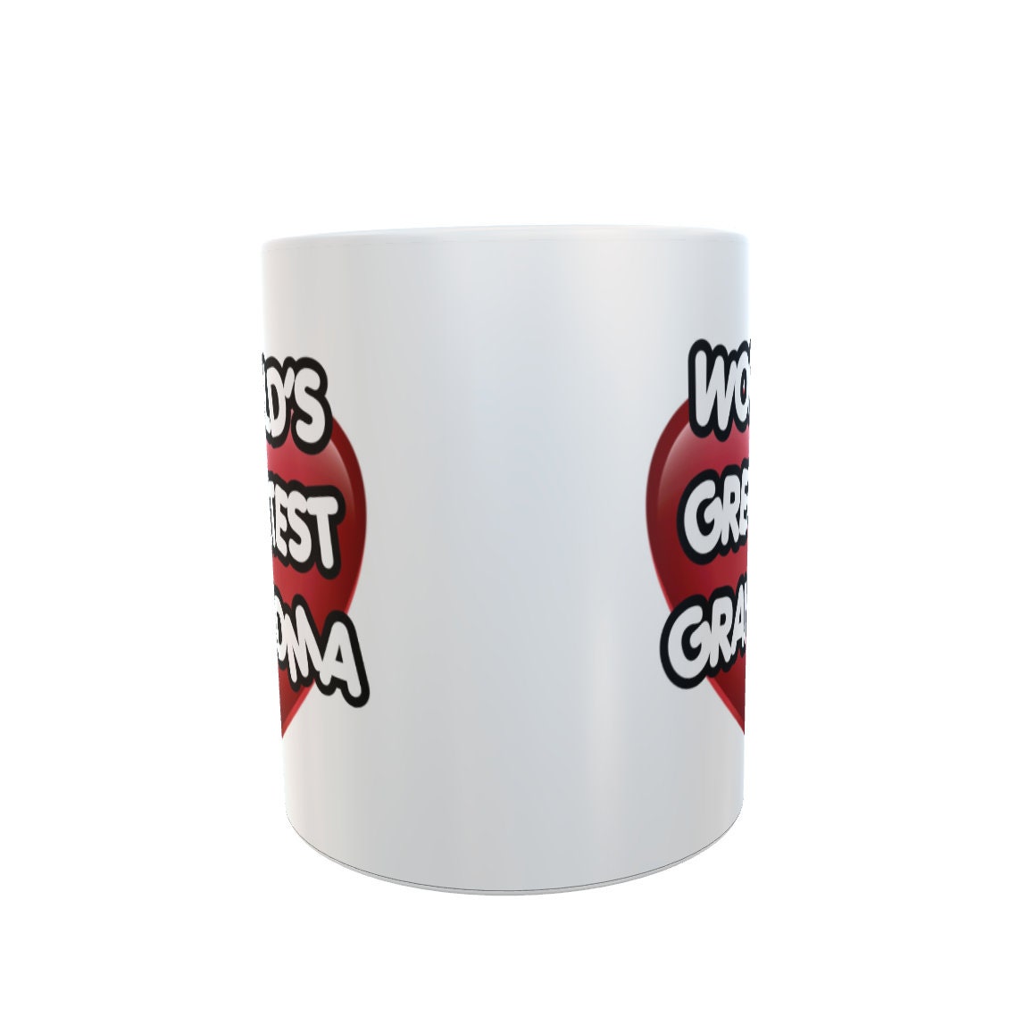 Grandma Mug Gift - World's Greatest Grandma - Novelty Cute Tea Coffee Ceramic 10oz Cup for Women