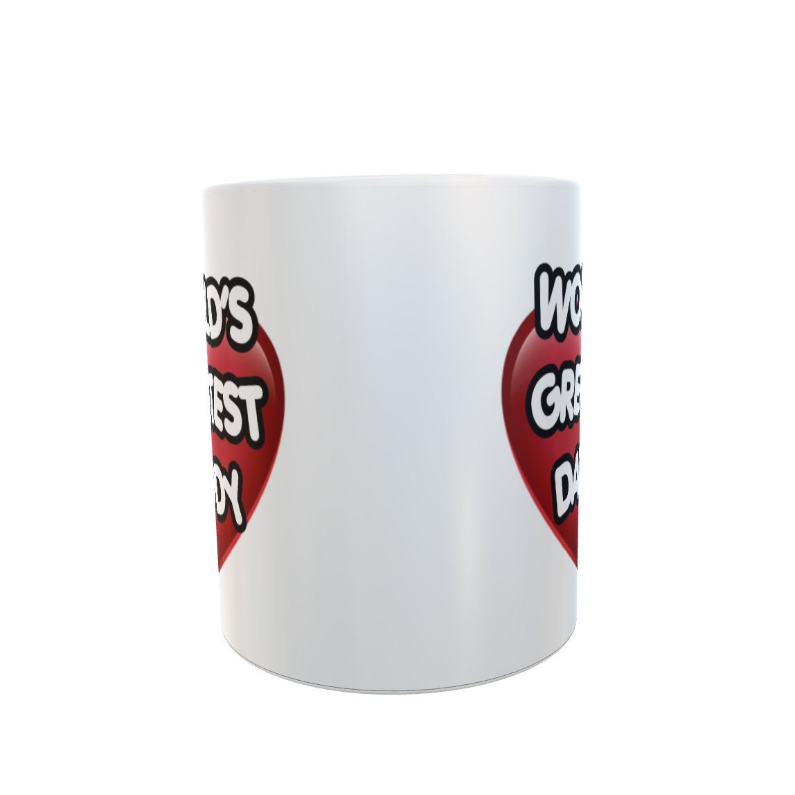 Father's Day Mug Gift - World's Greatest Daddy - Nice Novelty Cute Tea Coffee Ceramic 10oz Cup for Men