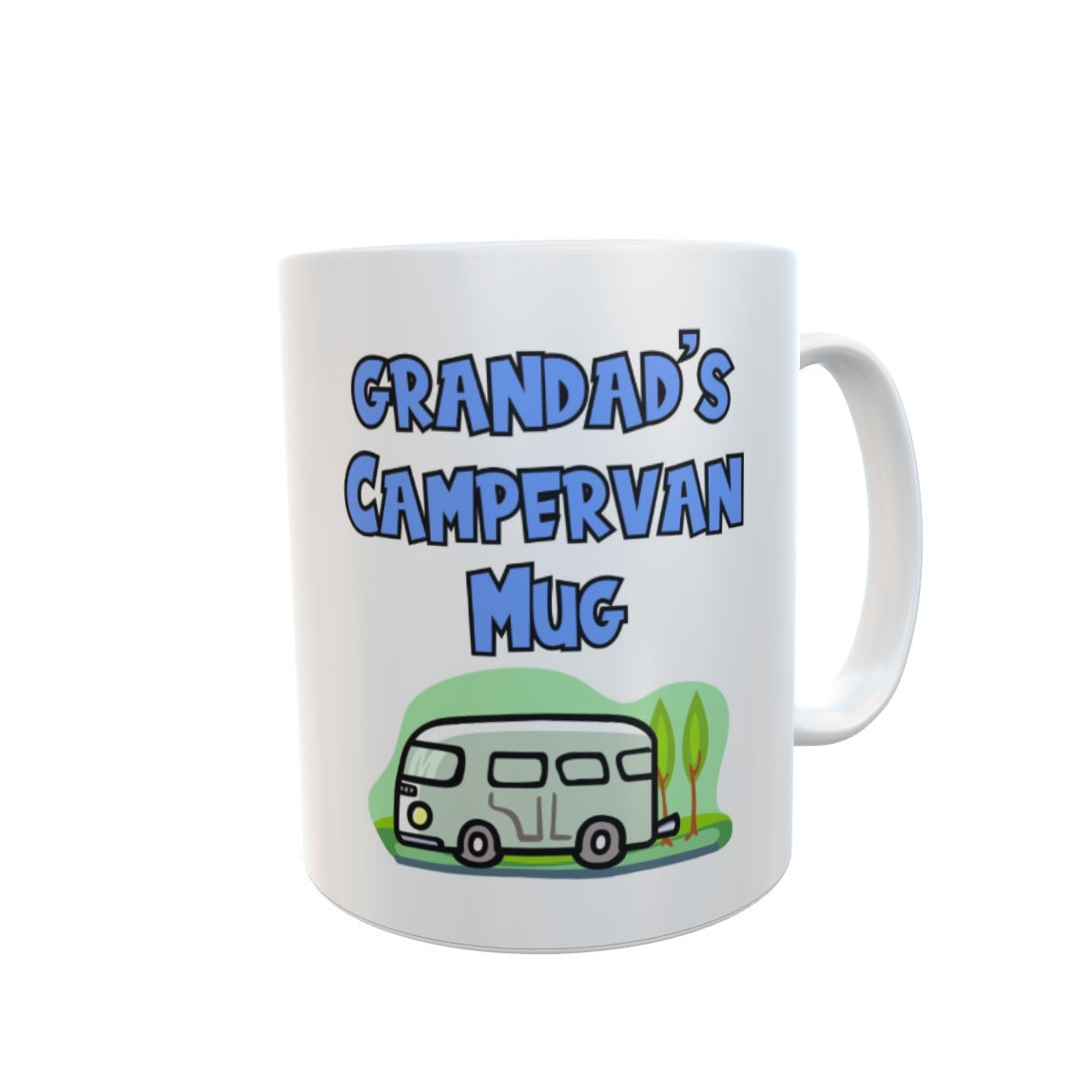 Grandad's Campervan Mug - Novelty Funny Nice Holiday Travel Vacation Cup Present