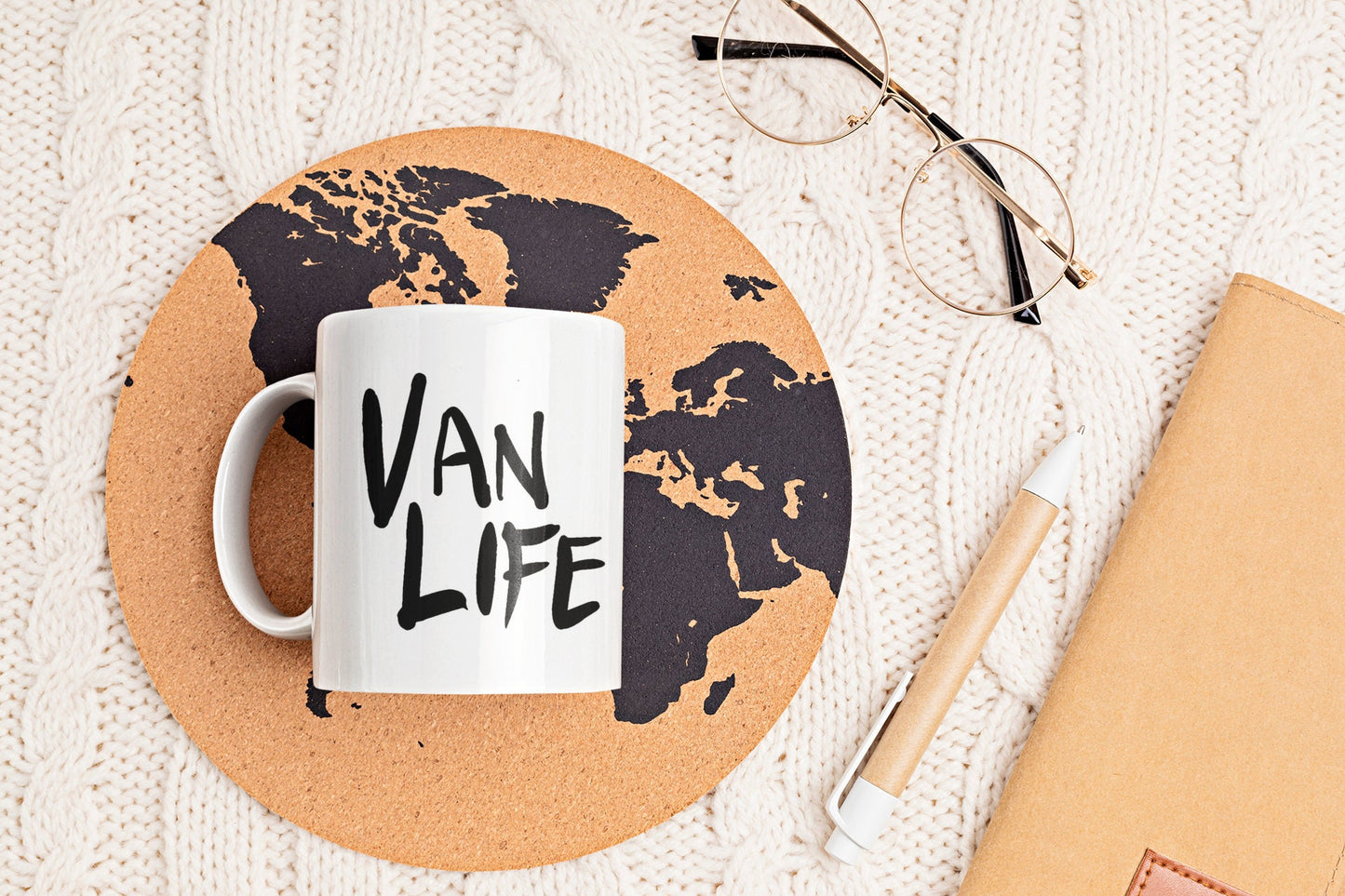 Campervan Mug Gift - VanLife - Nice Novelty Caravan Motorhome Holiday Travel Van Vacation Cup Present