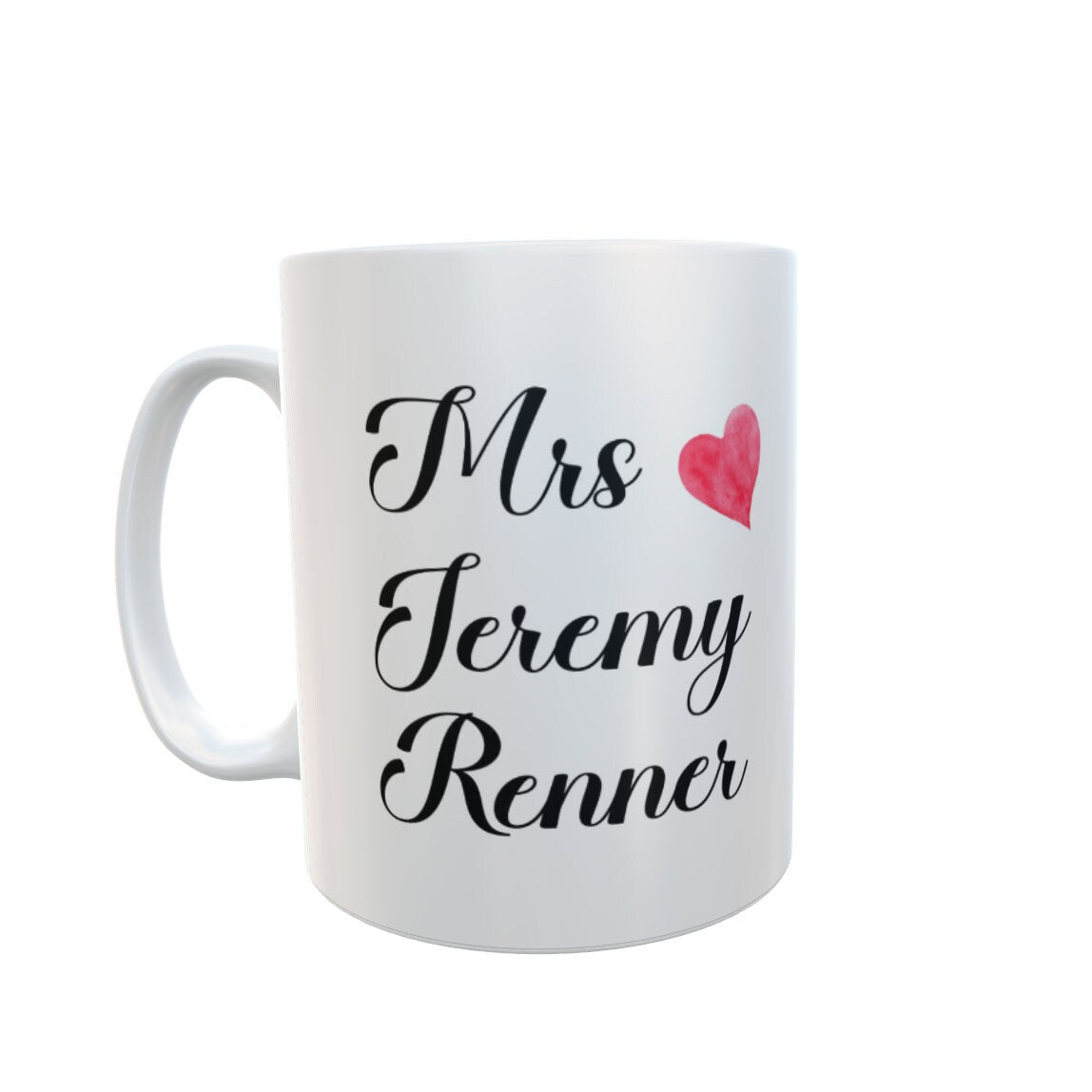 Mrs Jeremy Renner Mug Gift Nice Cute Funny Novelty Marvel Hawkeye Movie Fan Cup Present