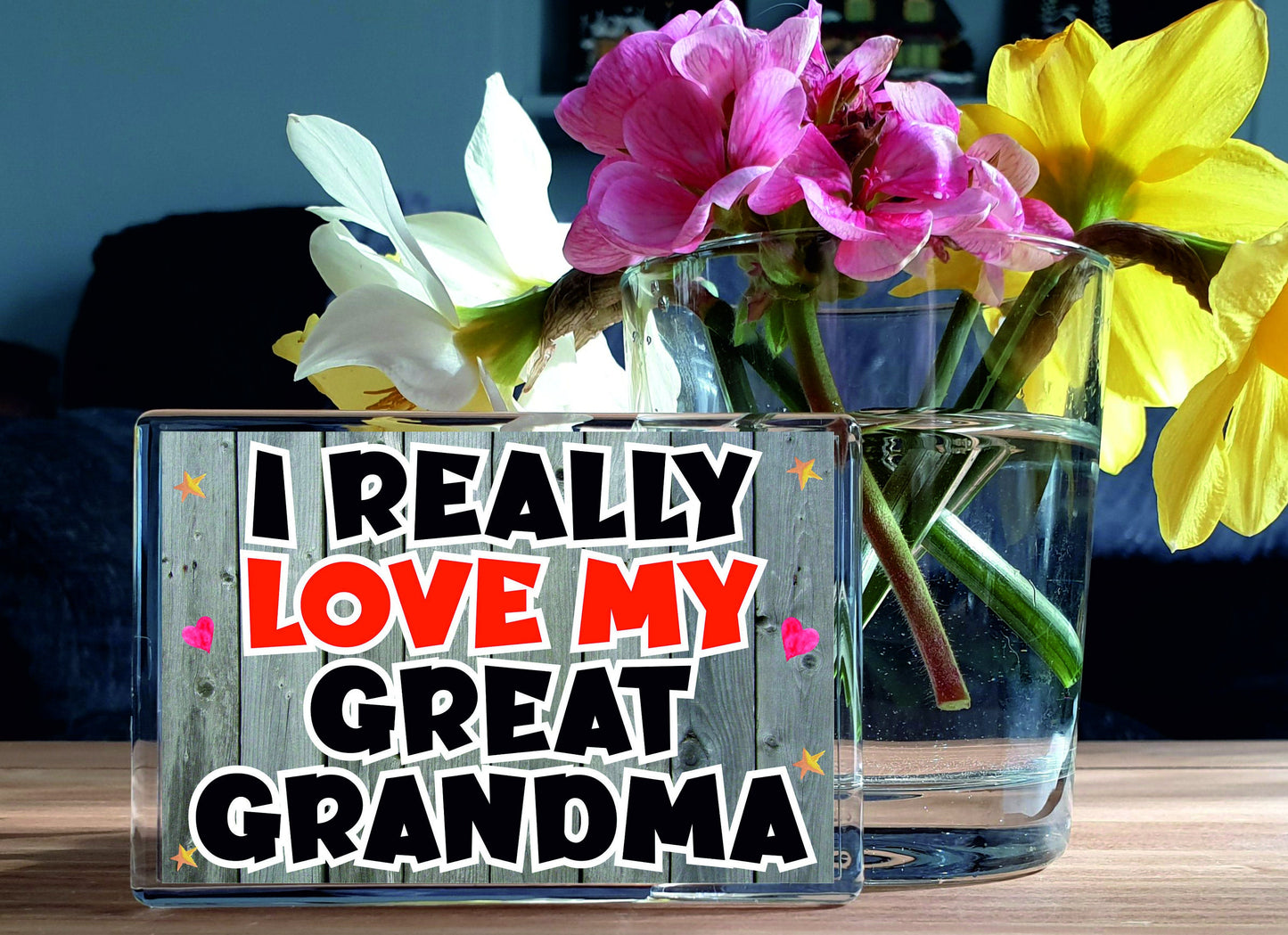 Great Grandma Fridge Magnet - I Really Love My Great Grandma - Fun Cute Novelty Present