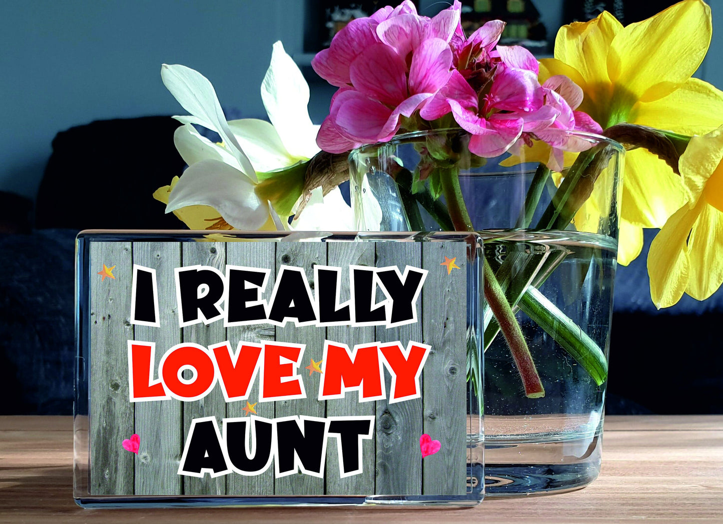 Aunt Fridge Magnet - I Really Love My Aunt - Novelty Love Gift - Fun Birthday Christmas Present