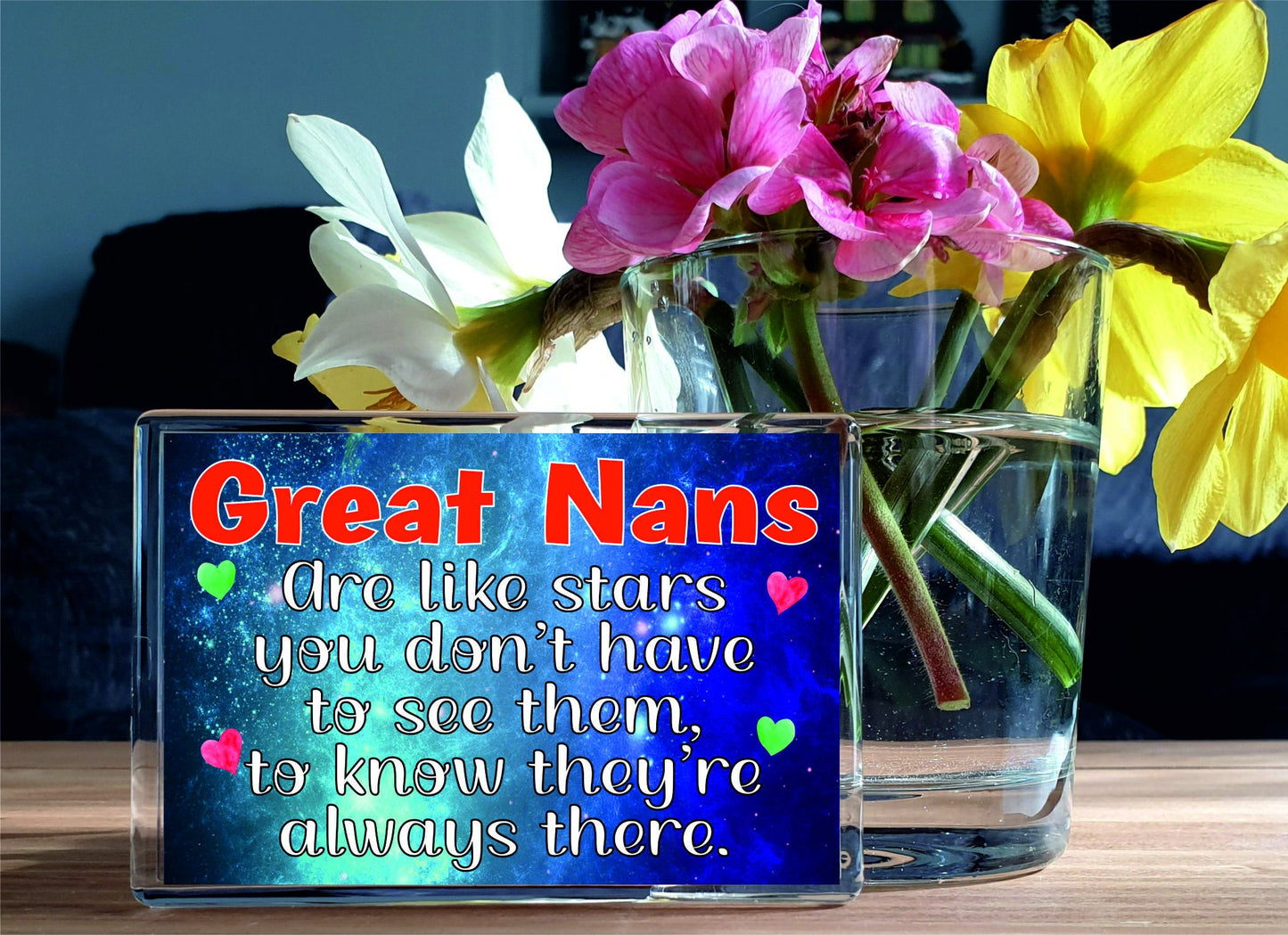 Great Nan Gift Fridge Magnet - Are Like Stars - Nice Fun Cute Birthday Christmas Present