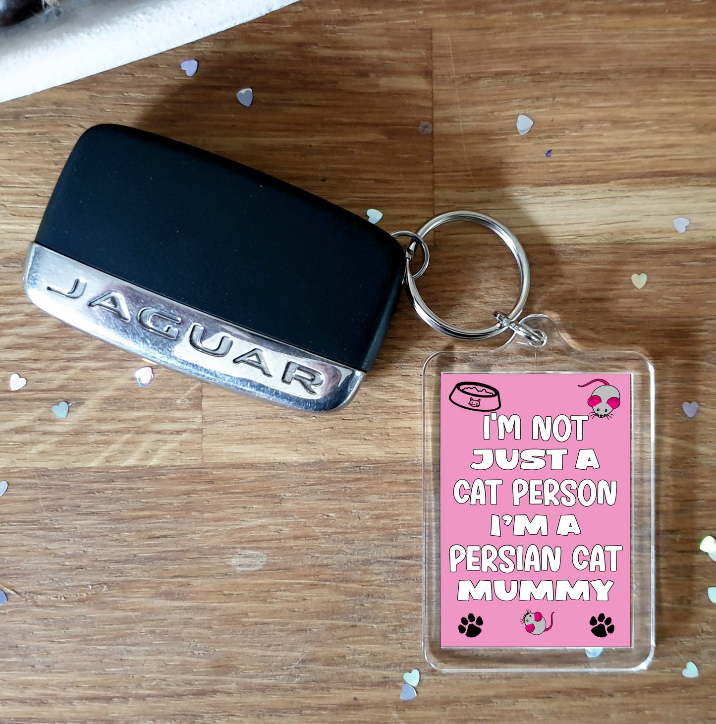 Persian Cat Keyring Gift - I'm Not Just A Cat Person I'm A Persian Cat Mummy - Nice Cute Fun Novelty Present