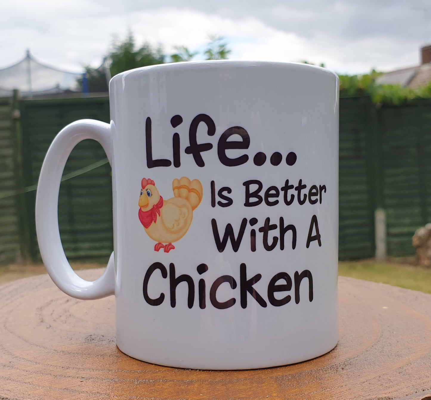 Chicken Mug Gift - Life Is Better With A Chicken - Nice Cute Funny Novelty Pet Owner Lover Fan Cup Present
