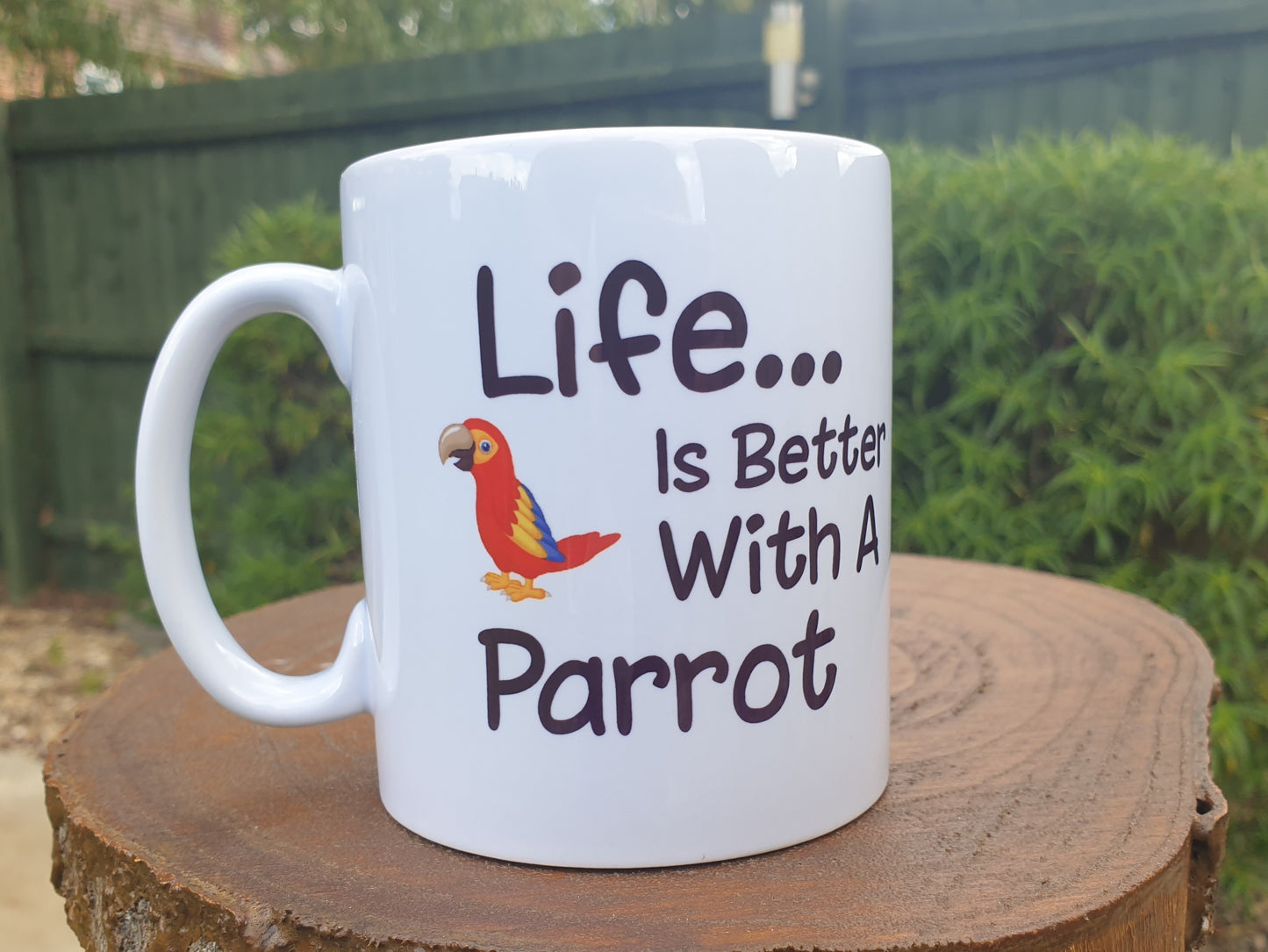Parrot Mug Gift - Life Is Better With A Parrot - Nice Funny Novelty Pet Owner Lover Fan Cup Present