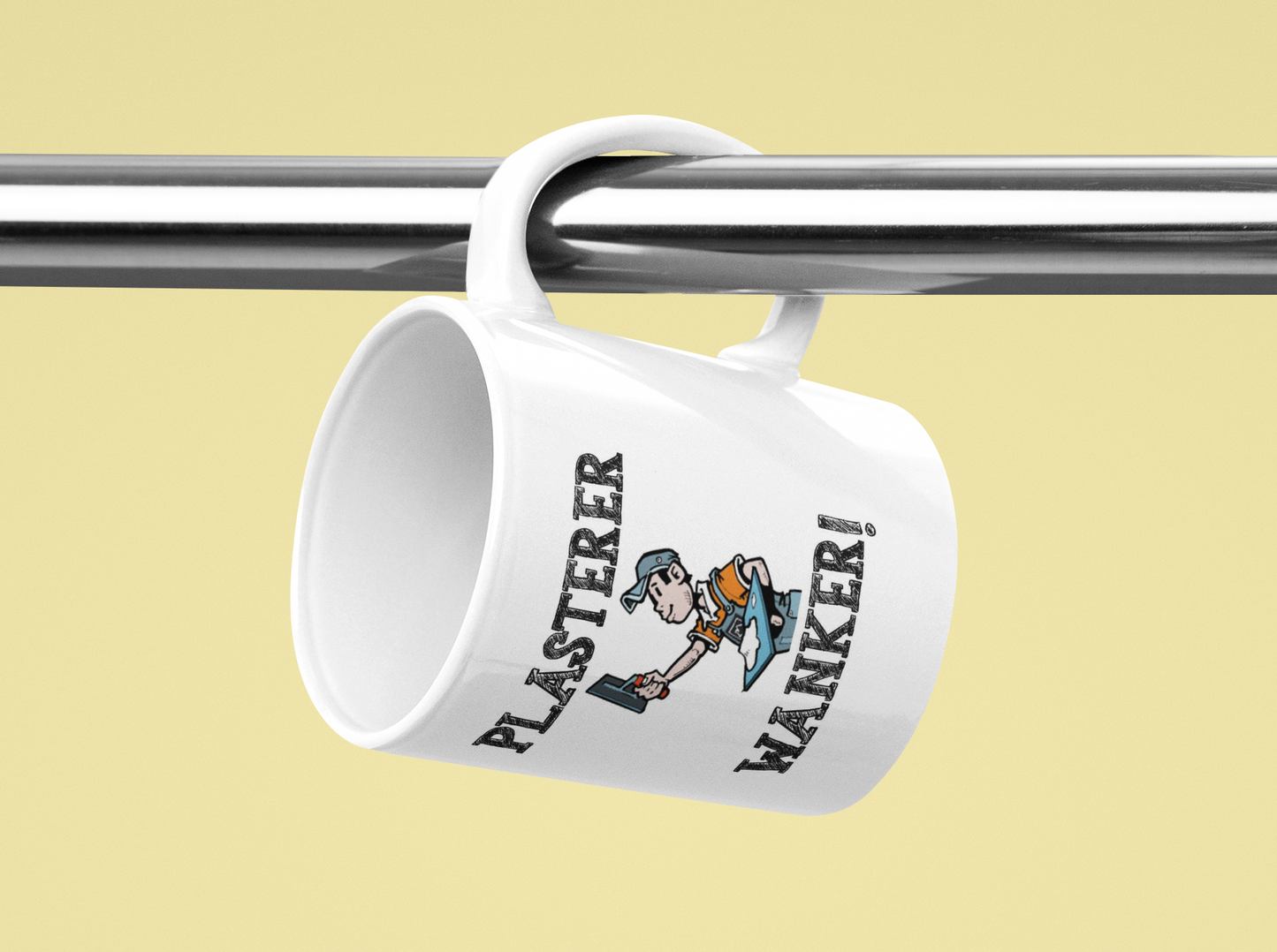 Plastering Mug Gift - Plasterer Wanker - Novelty Cute Rude Funny Tradesperson Construction Trade Cup Present