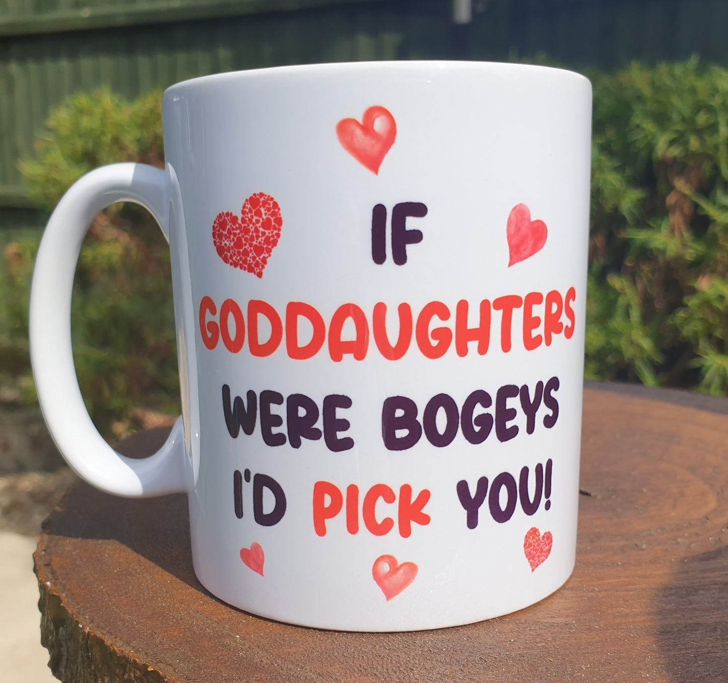 Goddaughter Mug Gift - If Goddaughters Were Bogeys I'd We'd Pick You - Nice Funny Cheeky Novelty Godchild Cup Ideal Birthday Present