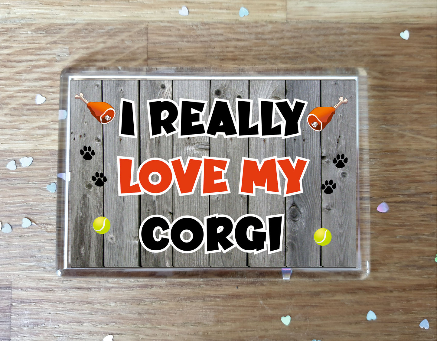 Corgi Fridge Magnet Gift - I Really Love My - Cute Novelty Fun Dog Owner Present