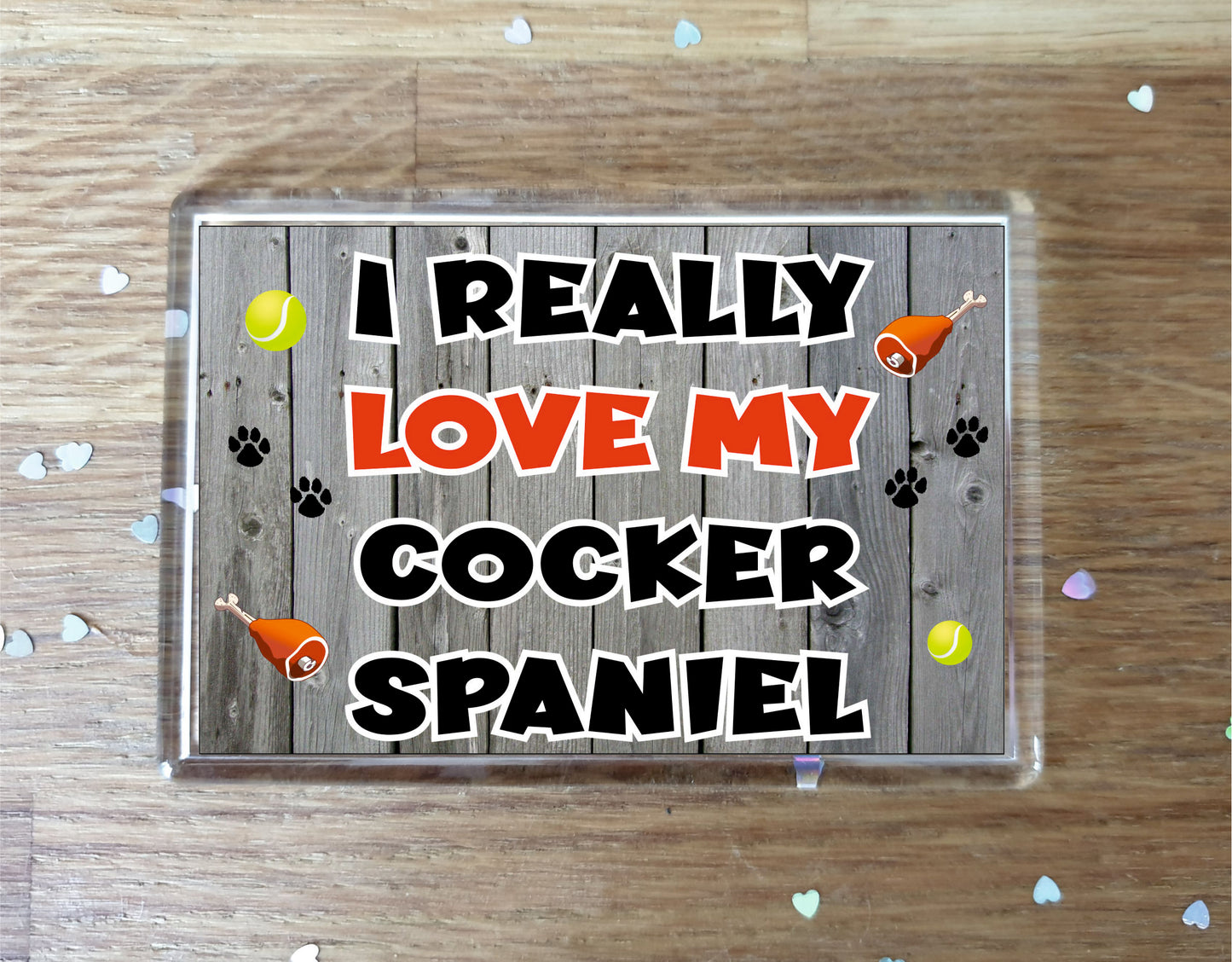 Cocker Spaniel Fridge Magnet Gift - I Really Love My - Cute Novelty Fun Dog Owner Present