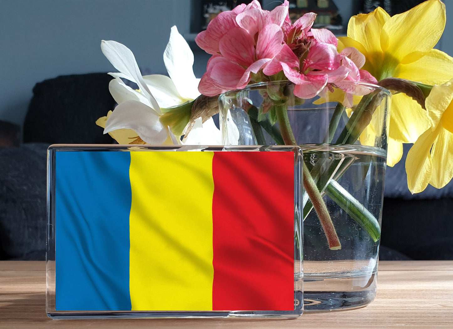 Romania Flag Fridge Magnet Gift - Cute Romanian Novelty Birthday Present