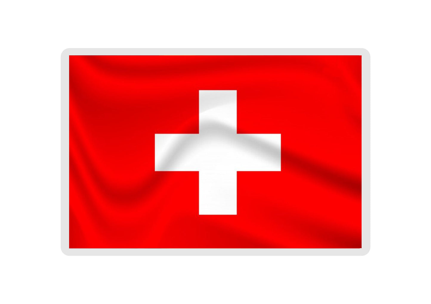 Switzerland Flag Fridge Magnet Gift - Cute Swiss Novelty Birthday Present