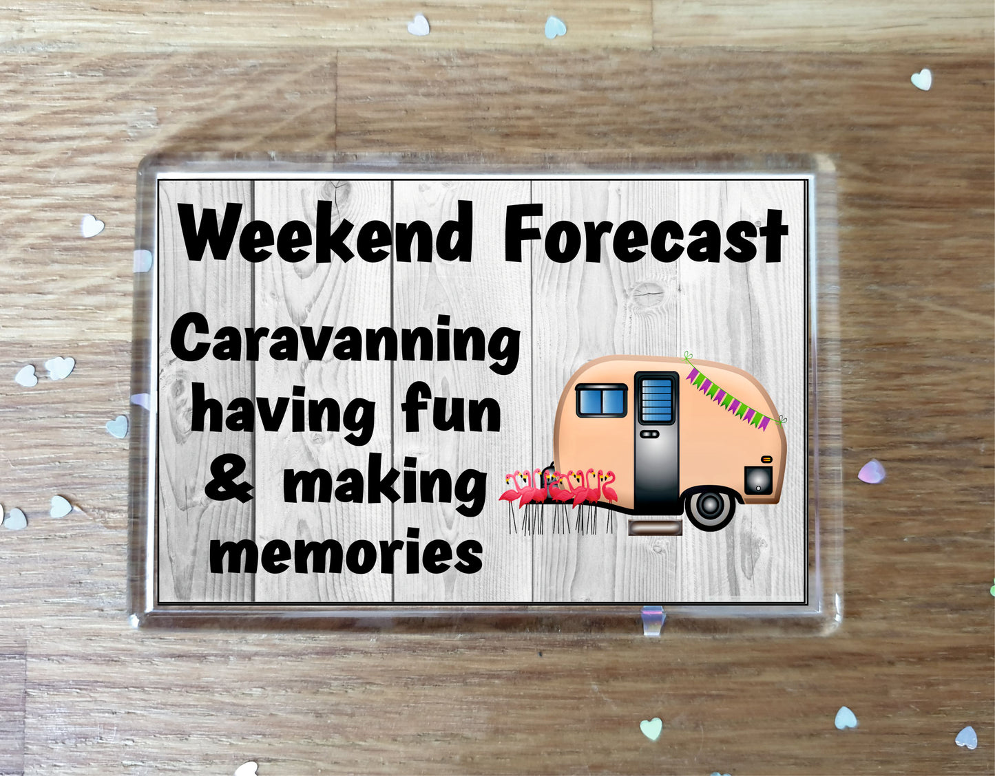 Caravan Fridge Magnet - Caravanning Having Fun And Making Memories - Funny Cute Cheeky Novelty Present