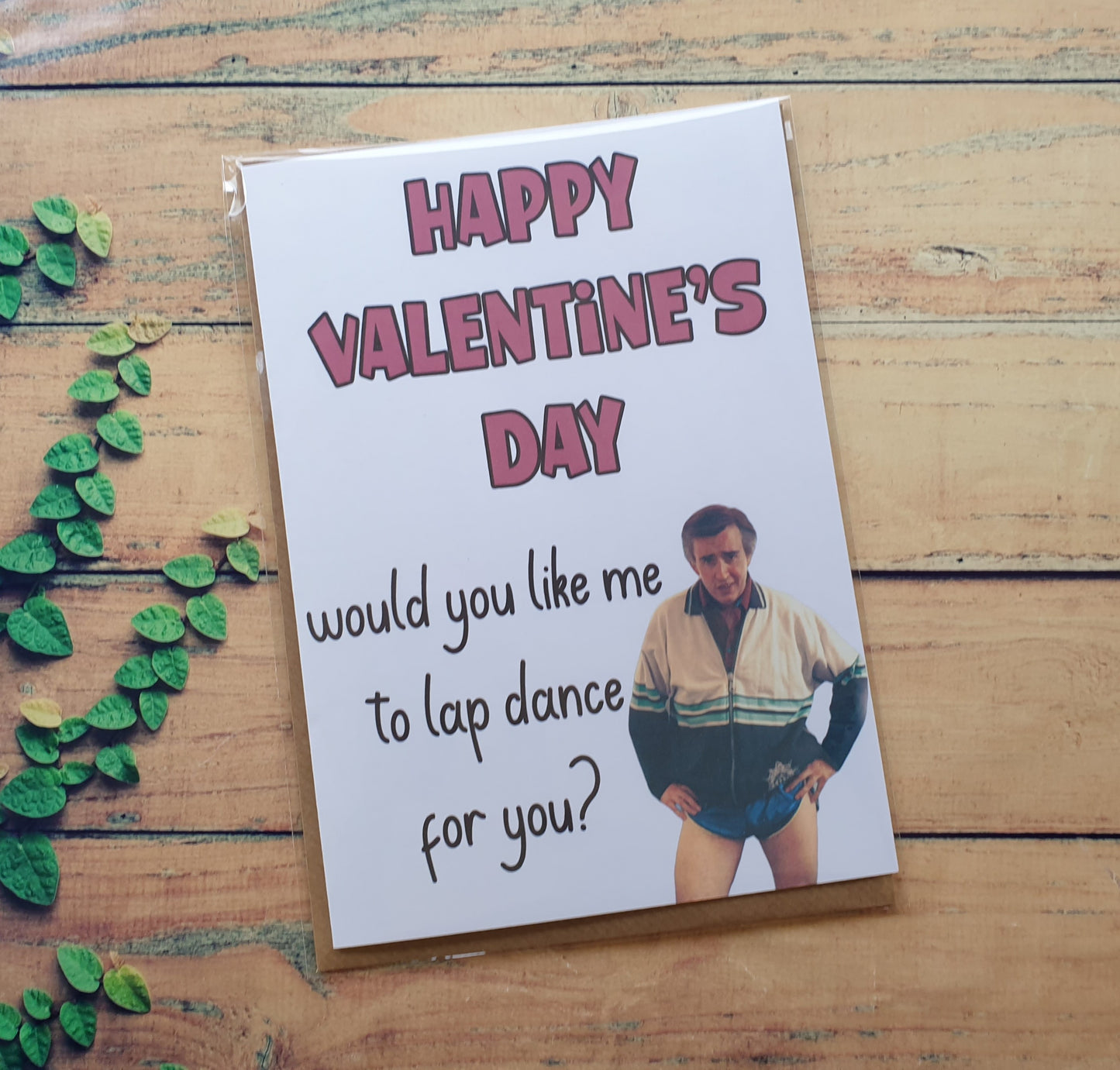 Alan Partridge Card - Happy Valentine's Day Would You Like Me To Lap Dance For You - Nice Fun Cute Greeting