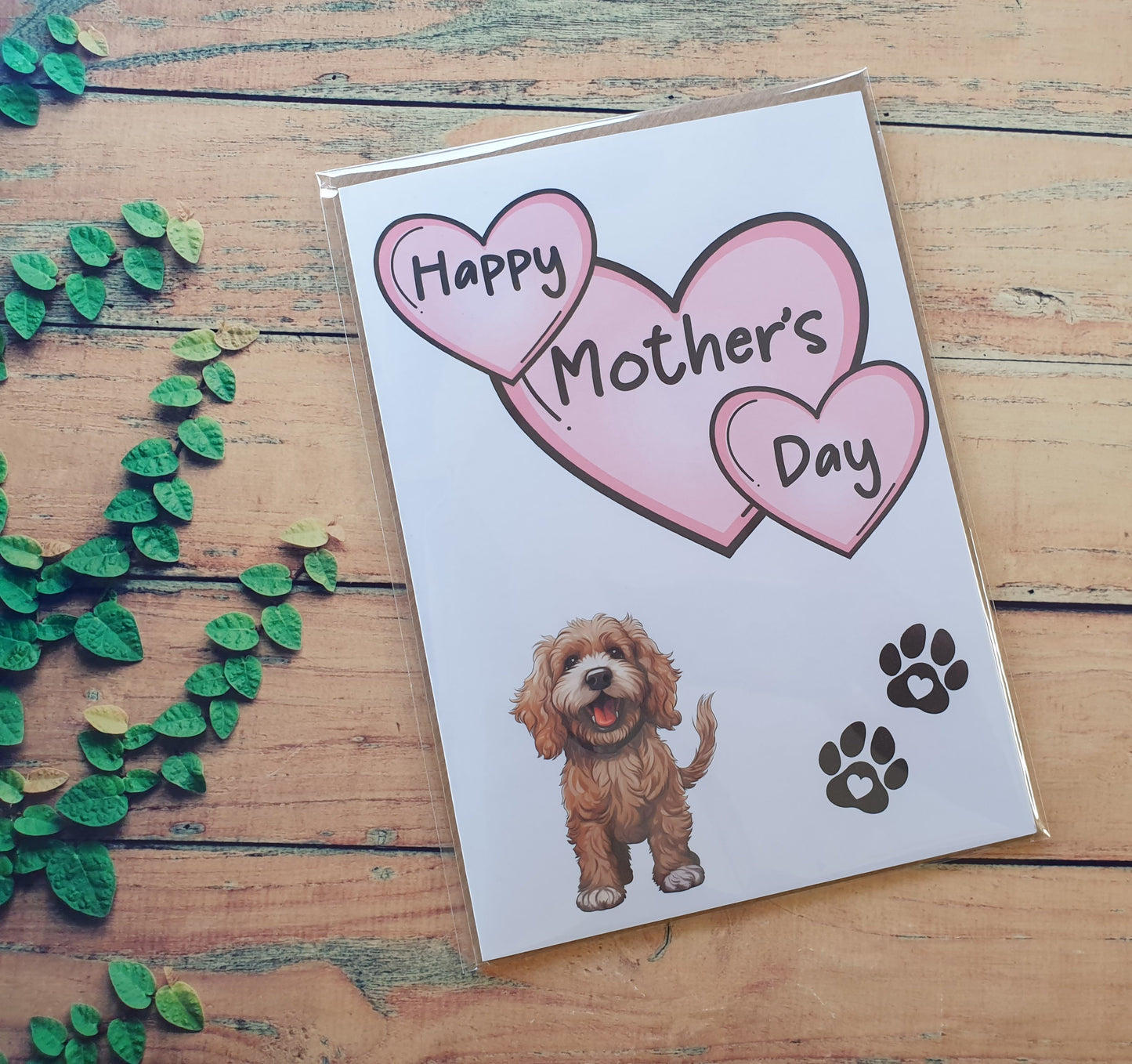 Cockapoo Mother's Day Card - Nice Cute Fun Pet Dog Puppy Owner Novelty Greeting Card