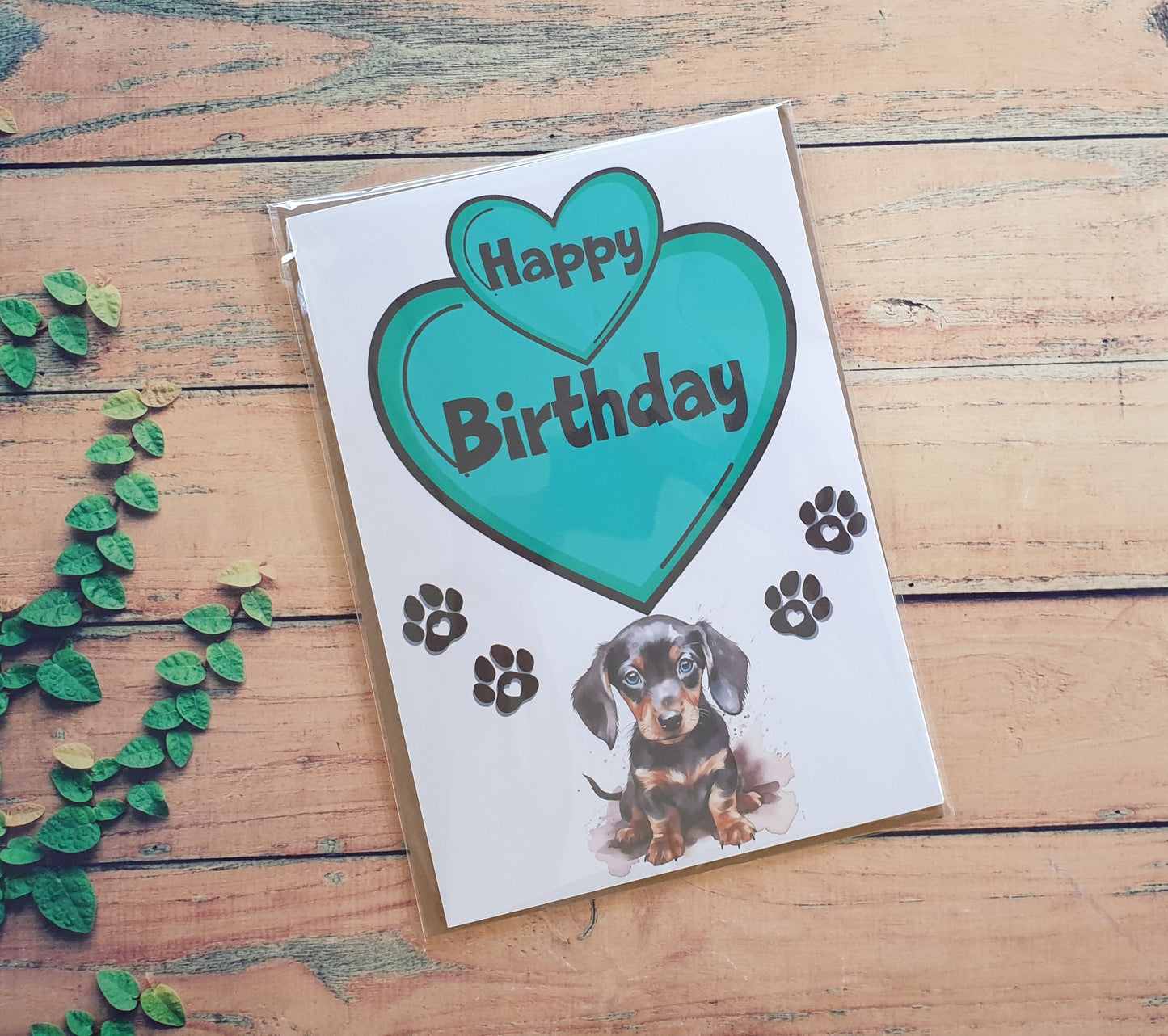 Dachshund Birthday Card - Nice Cute Fun Pet Dog Puppy Owner Novelty Greeting Card
