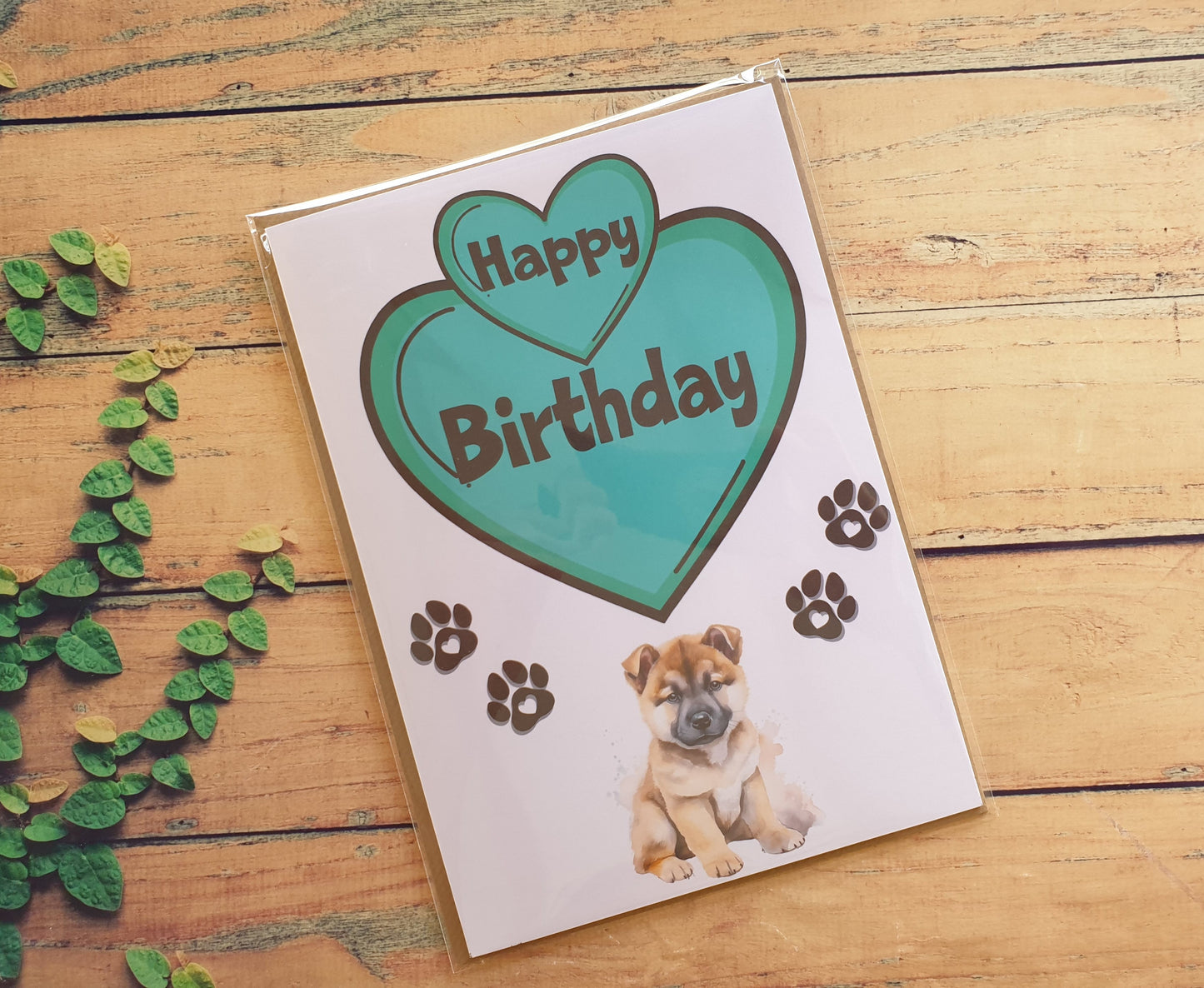 Akita Birthday Card - Nice Cute Fun Pet Dog Puppy Owner Novelty Greeting Card