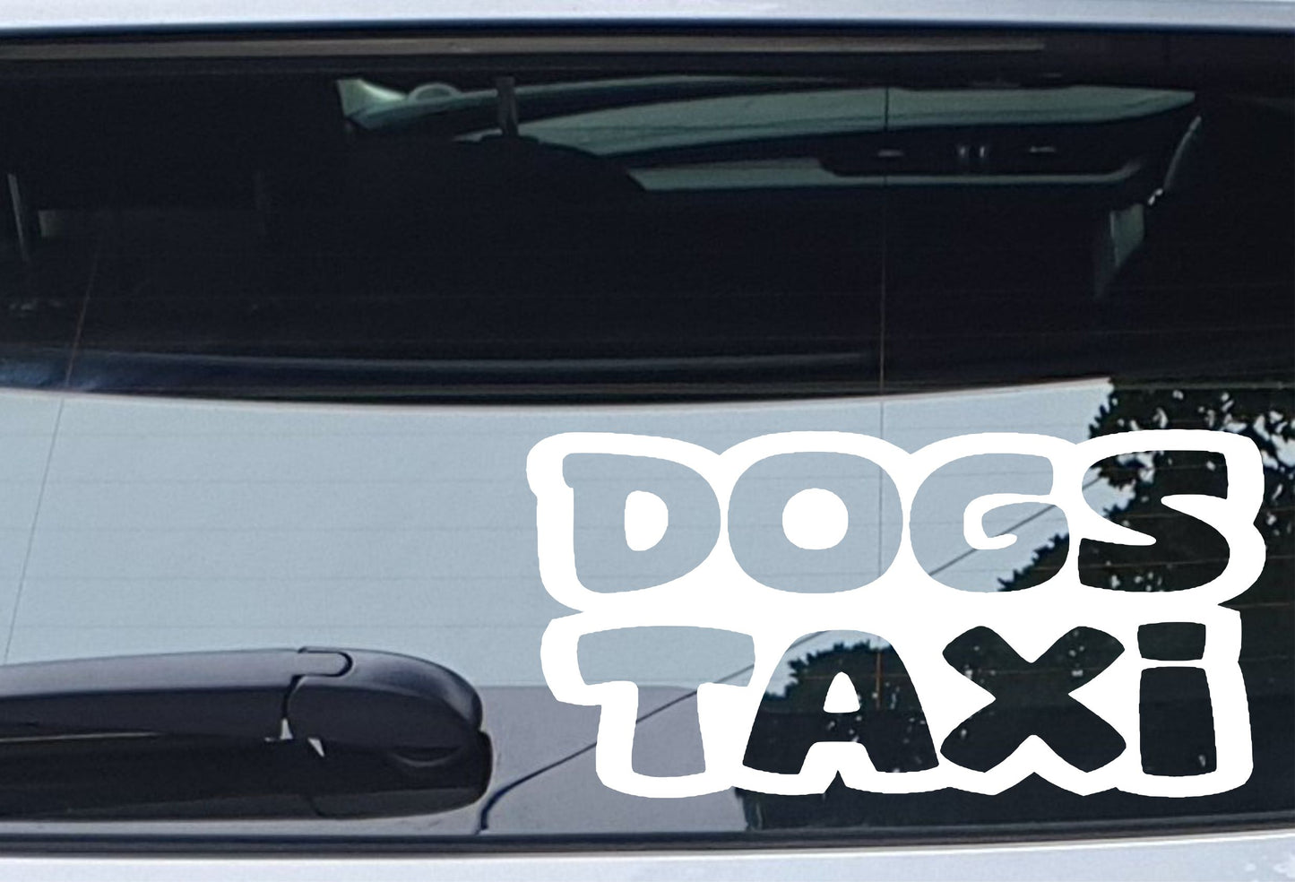 Car Sticker Dogs Taxi Funny Novelty Van Window Nice Cute Bumper Boot Door Decal