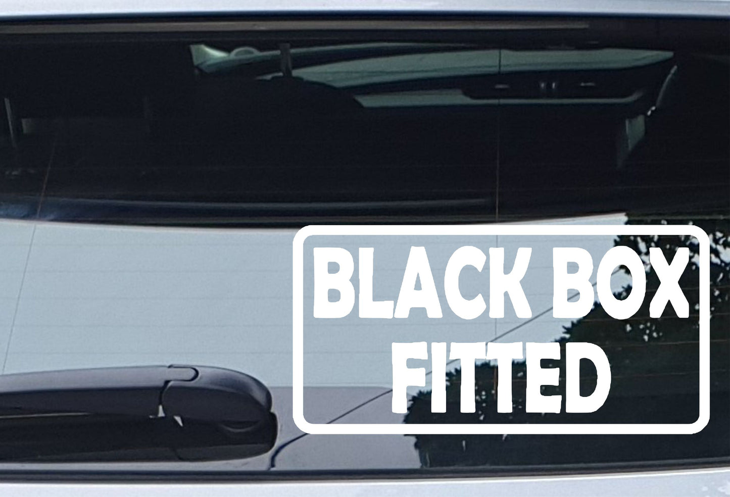 Car Sticker Black Box Fitted Novelty Bumper Window Boot Door Young Driver Decal Present