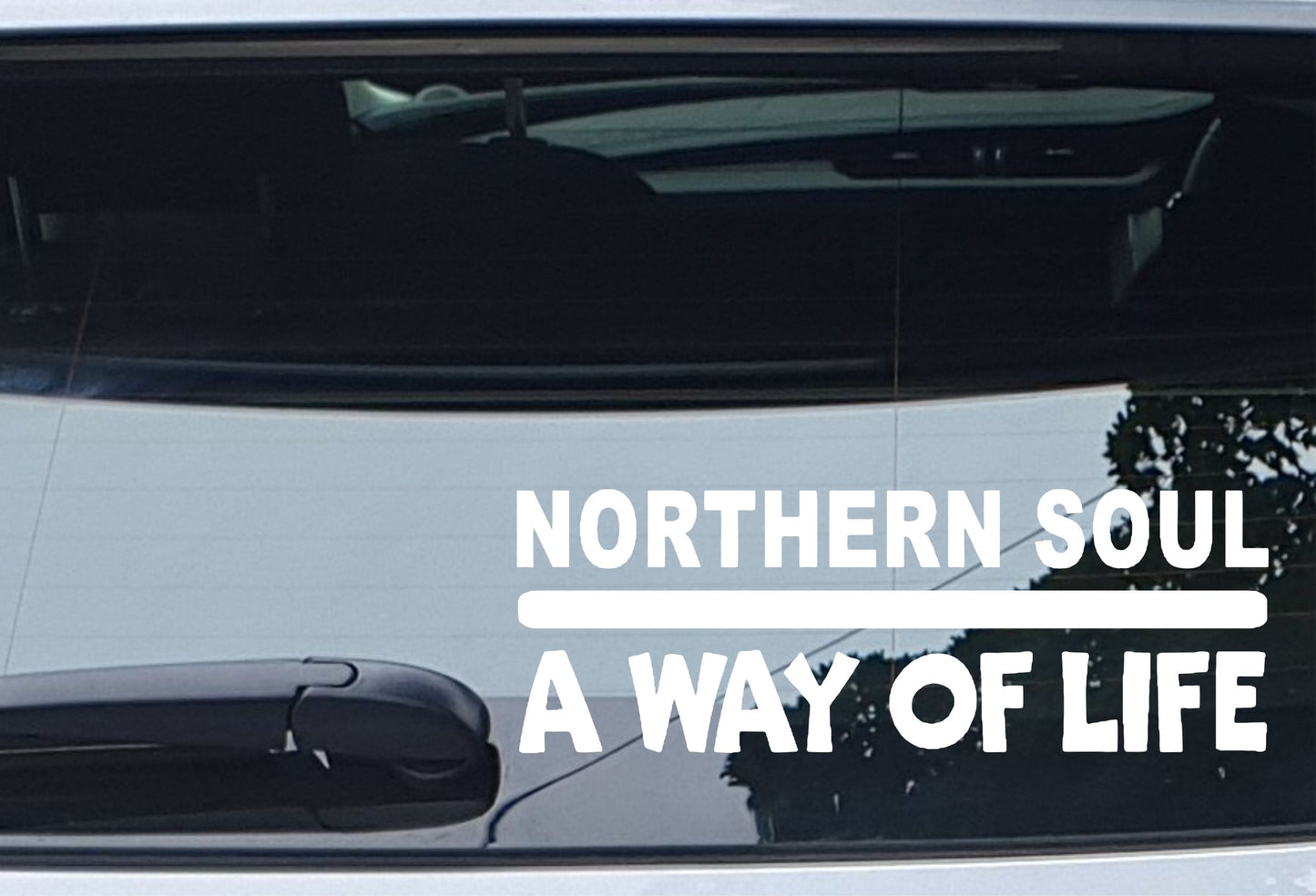 Car Sticker Northern Soul A Way Of Life Fun Music Fan Novelty Cute Van Window Bumper Boot Door Decal
