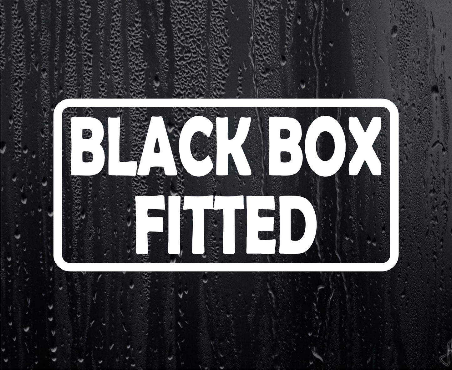Car Sticker Black Box Fitted Novelty Bumper Window Boot Door Young Driver Decal Present