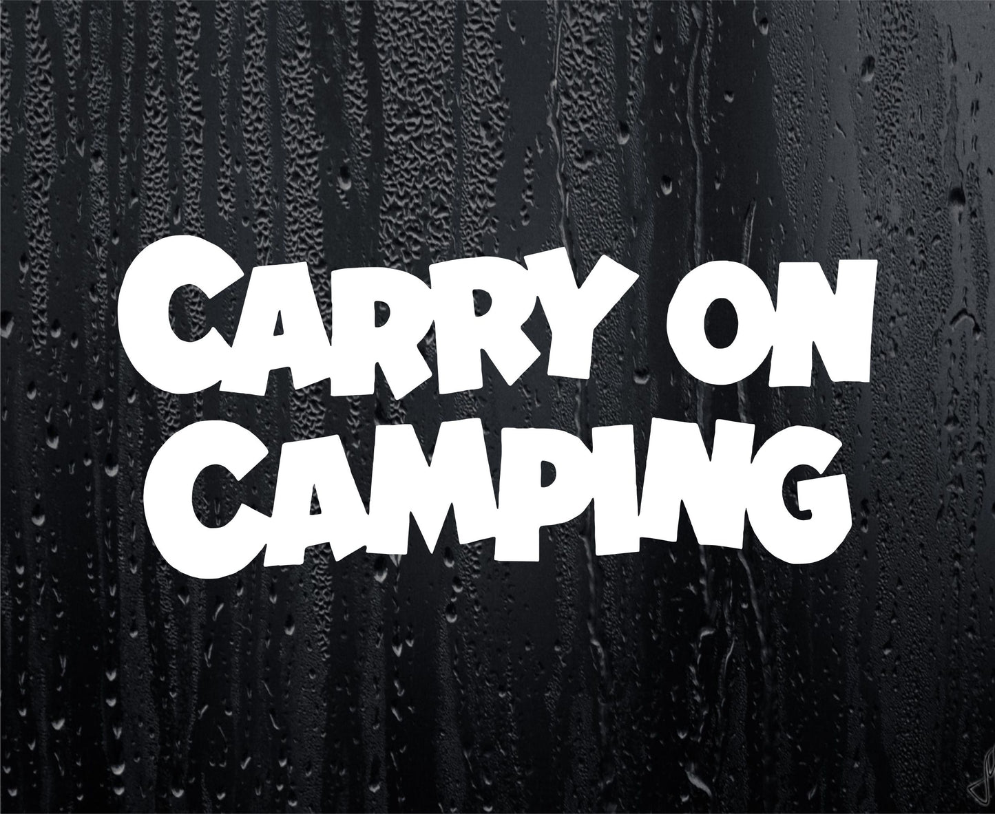 Car Sticker Carry On Camping Novelty Funny Camper Van Window Motorhome Caravan Boot Door Bonnet Decal