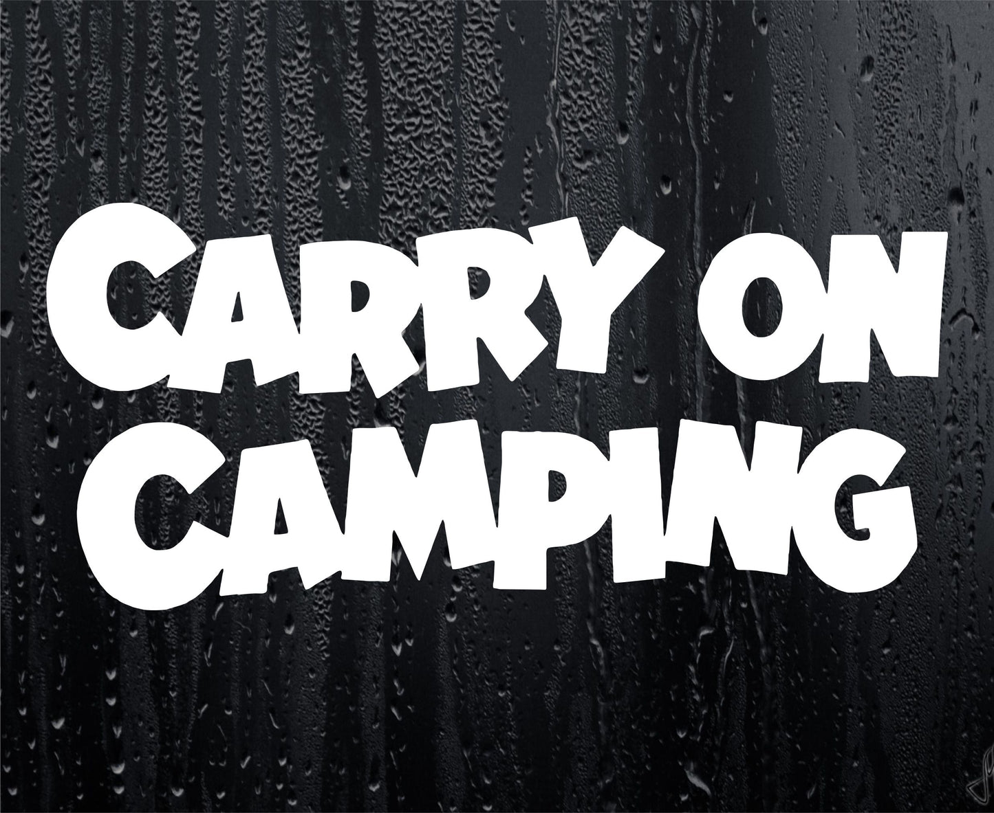 Car Sticker Carry On Camping Novelty Funny Camper Van Window Motorhome Caravan Boot Door Bonnet Decal