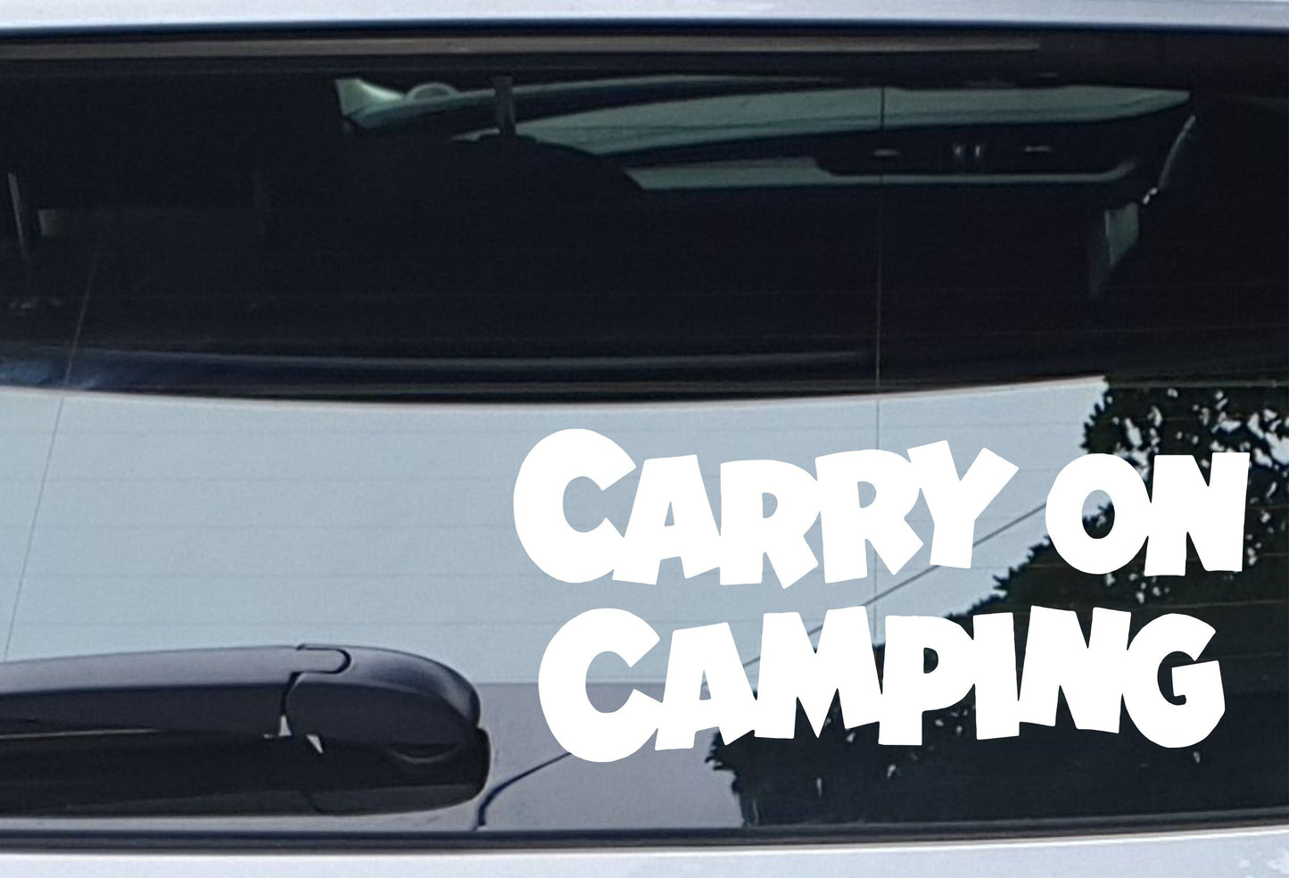 Car Sticker Carry On Camping Novelty Funny Camper Van Window Motorhome Caravan Boot Door Bonnet Decal