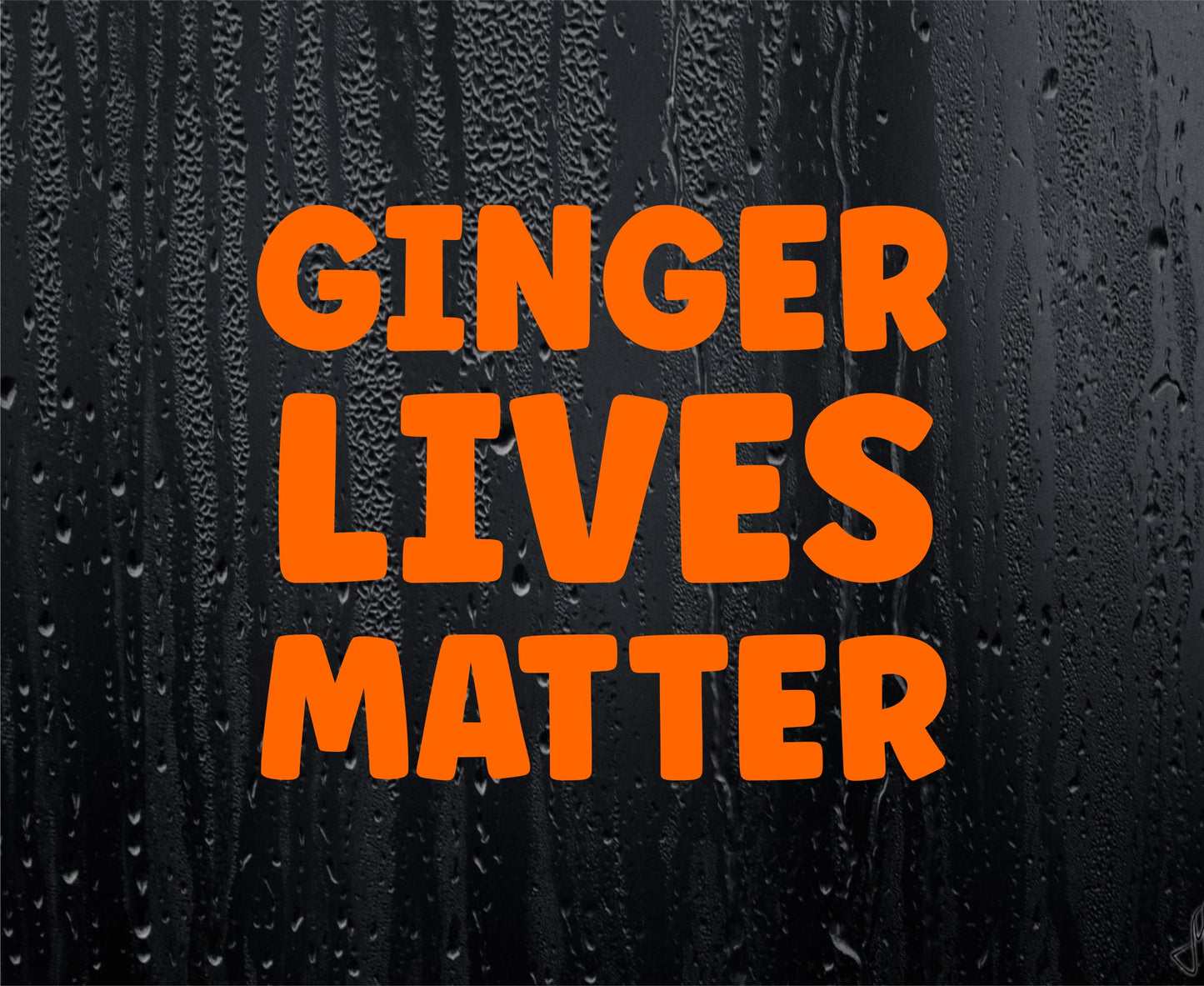 Car Sticker Ginger Lives Matter Funny Nice Cute Redhead Novelty Van Window Bumper Boot Door Decal
