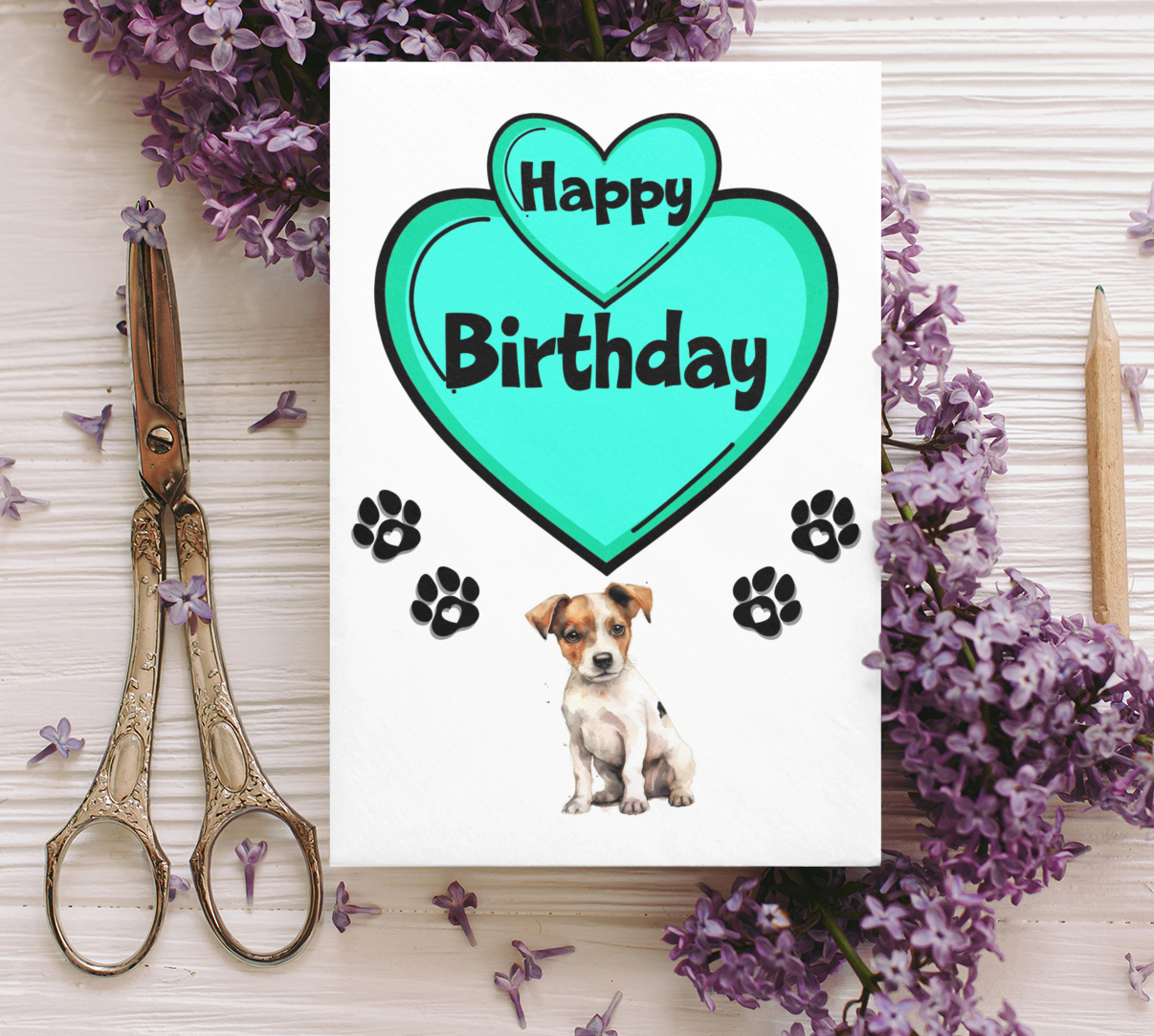 Jack Russell Birthday Card - Nice Cute Fun Pet Dog Puppy Owner Novelty Greeting Card