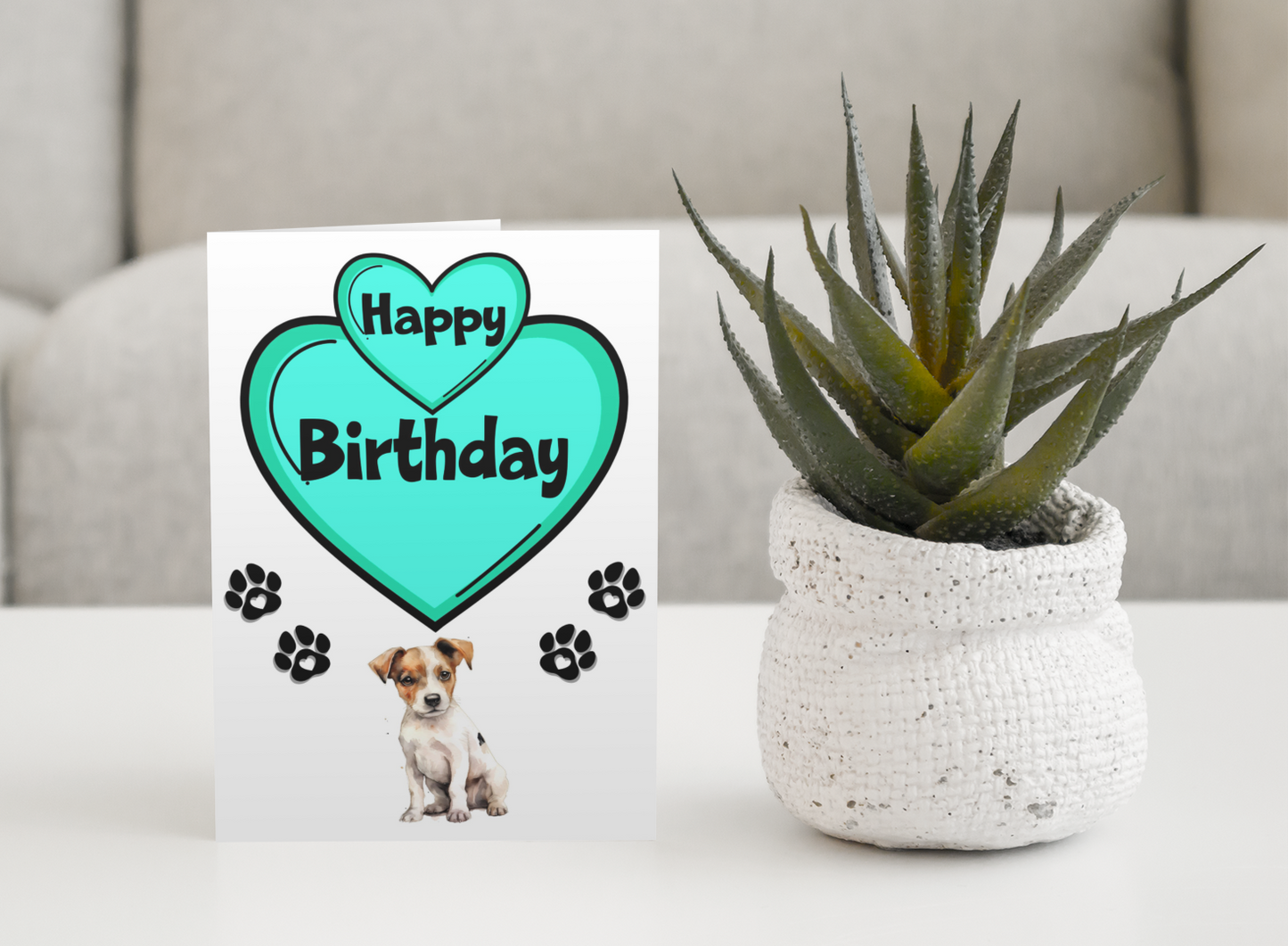Jack Russell Birthday Card - Nice Cute Fun Pet Dog Puppy Owner Novelty Greeting Card