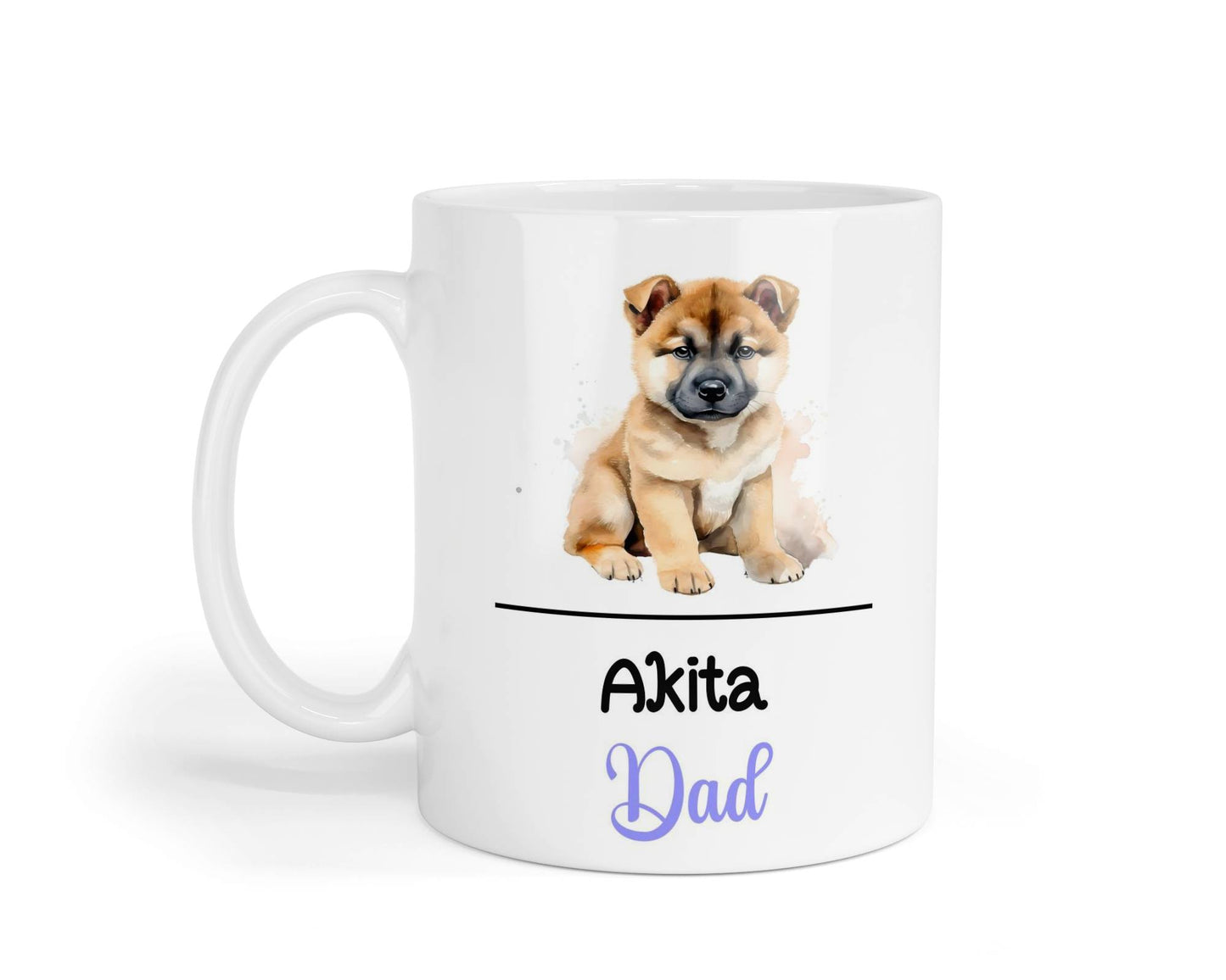 Akita Dad Mug Gift Nice Funny Cute Novelty Pet Dog Owner Cup Birthday Christmas Mother's Day Present