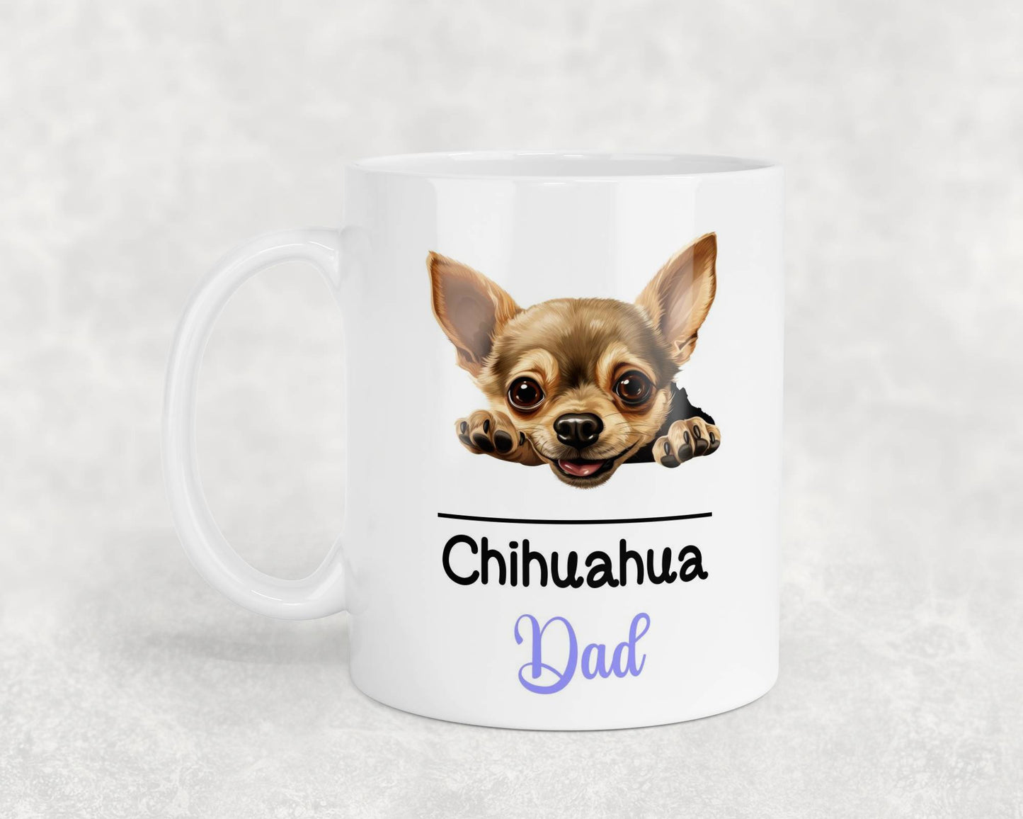 Chihuahua Dad Mug Gift Nice Funny Cute Novelty Pet Dog Owner Cup Birthday Christmas Mother's Day Present