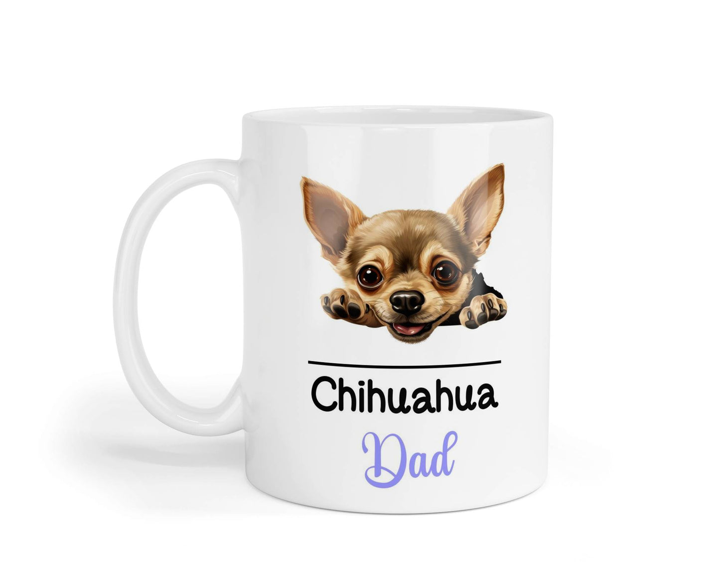 Chihuahua Dad Mug Gift Nice Funny Cute Novelty Pet Dog Owner Cup Birthday Christmas Mother's Day Present
