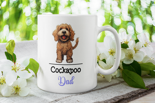 Cockapoo Dad Mug Gift Nice Funny Cute Novelty Pet Dog Owner Cup Birthday Christmas Mother's Day Present