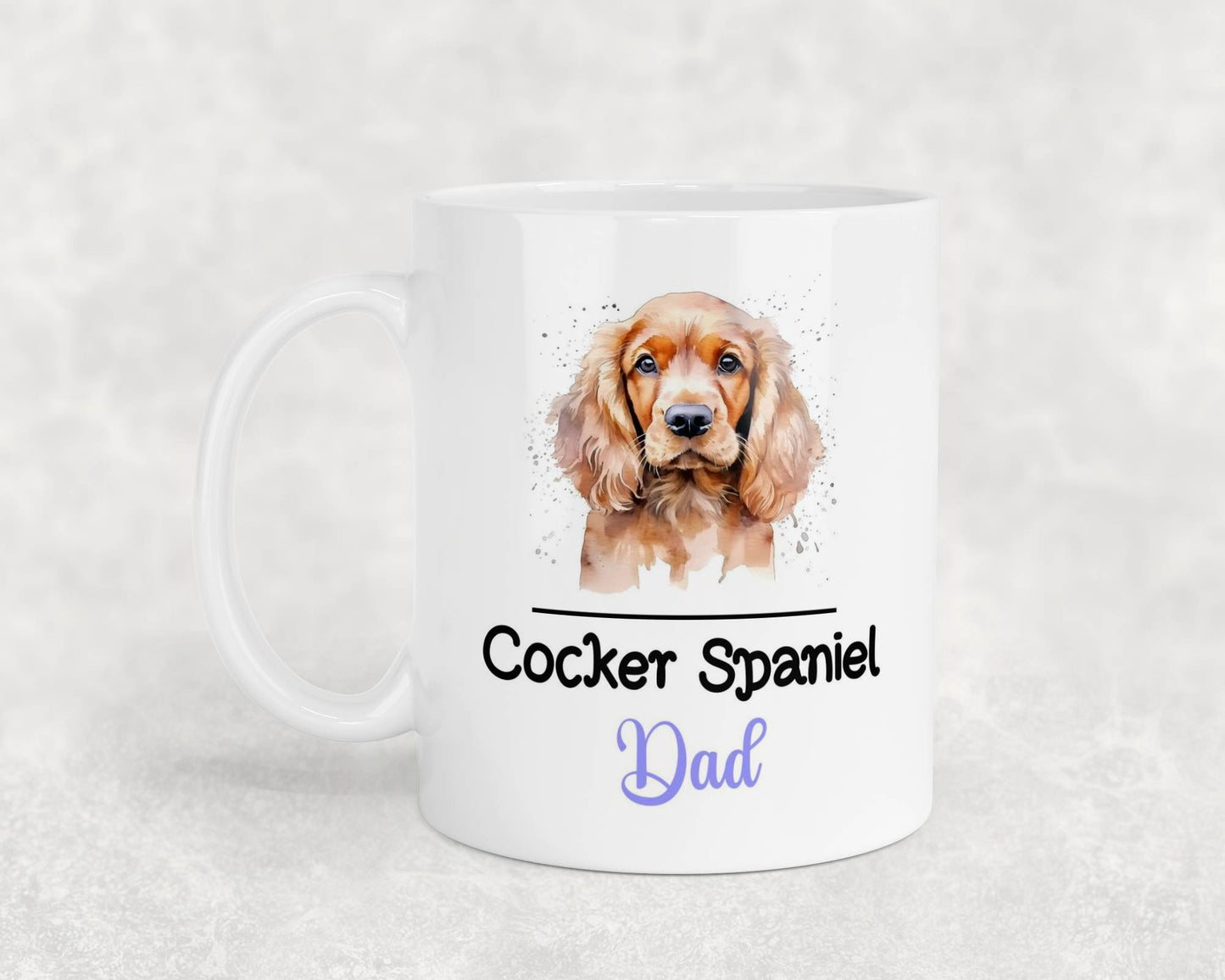 Cocker Spaniel Dad Mug Gift Nice Funny Cute Novelty Pet Dog Owner Cup Birthday Christmas Mother's Day Present