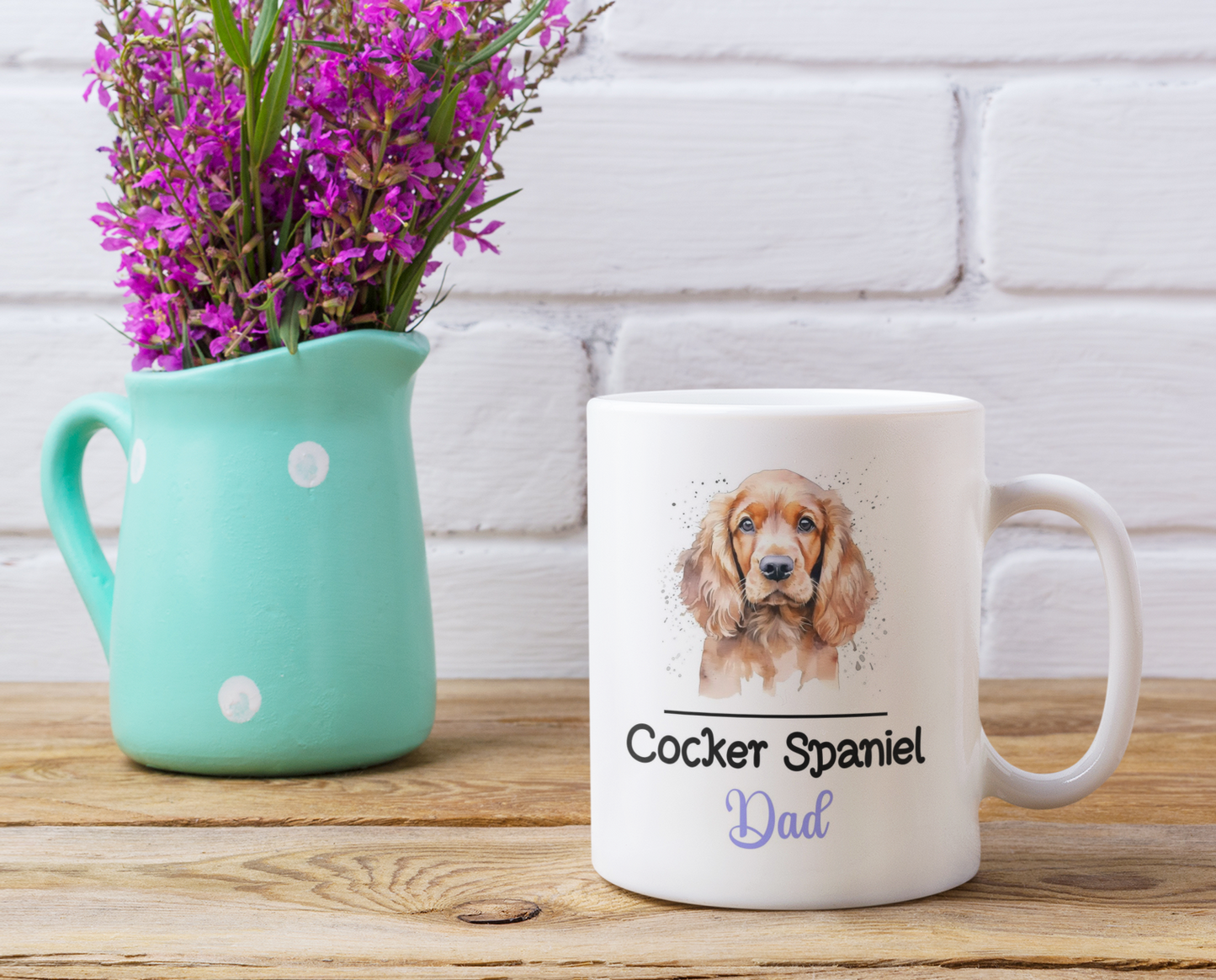 Cocker Spaniel Dad Mug Gift Nice Funny Cute Novelty Pet Dog Owner Cup Birthday Christmas Mother's Day Present