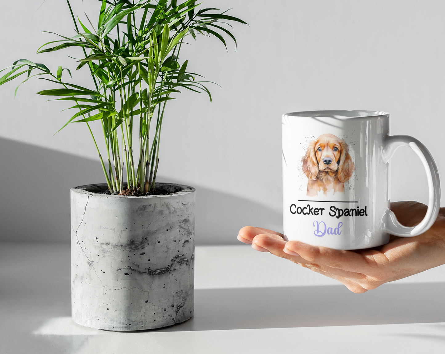 Cocker Spaniel Dad Mug Gift Nice Funny Cute Novelty Pet Dog Owner Cup Birthday Christmas Mother's Day Present