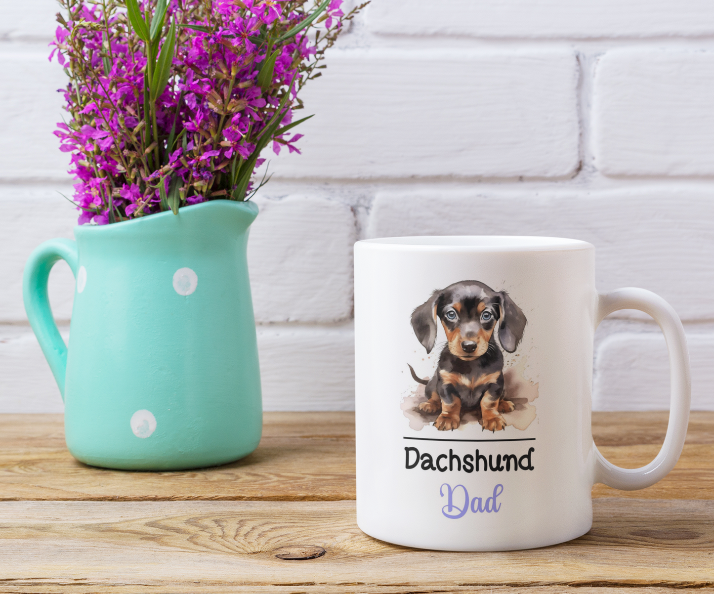 Dachshund Dad Mug Gift Nice Funny Cute Novelty Pet Dog Owner Cup Birthday Christmas Mother's Day Present
