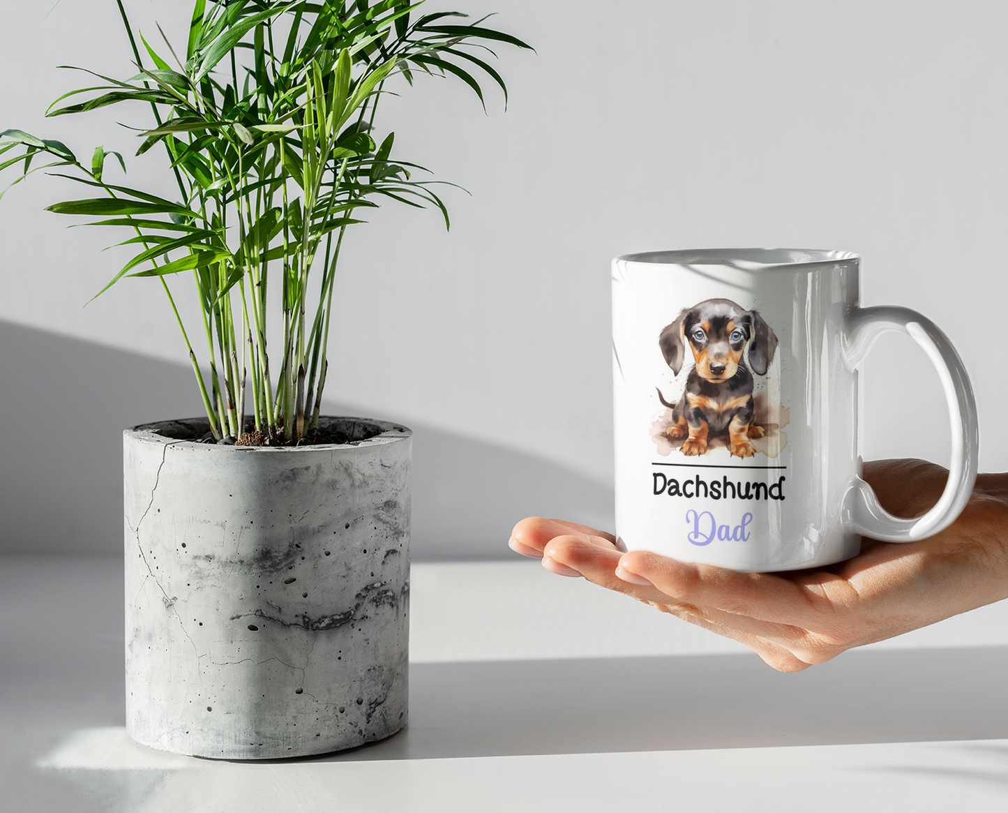 Dachshund Dad Mug Gift Nice Funny Cute Novelty Pet Dog Owner Cup Birthday Christmas Mother's Day Present