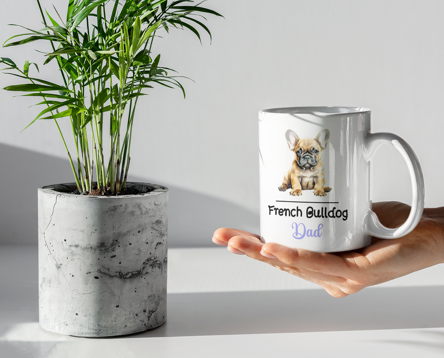 French Bulldog Dad Mug Gift Nice Funny Cute Novelty Pet Dog Owner Cup Birthday Christmas Mother's Day Present