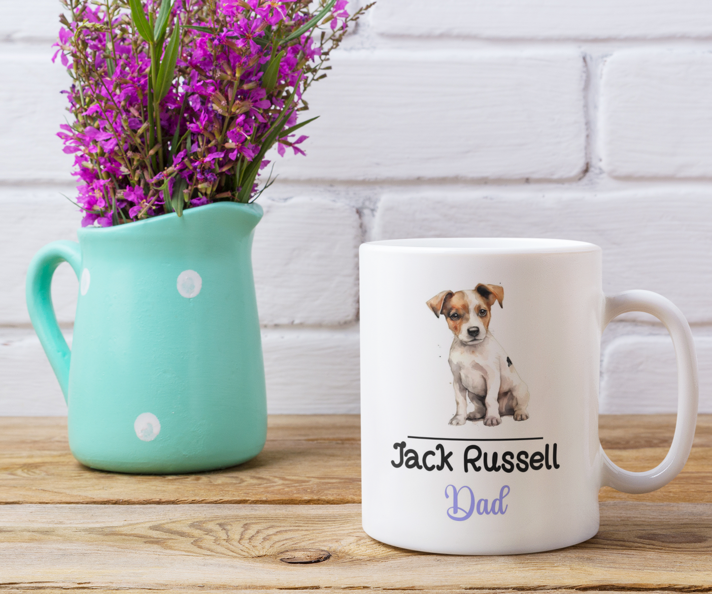 Jack Russell Dad Mug Gift Nice Funny Cute Novelty Pet Dog Owner Cup Birthday Christmas Mother's Day Present