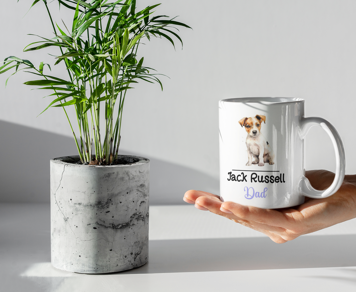Jack Russell Dad Mug Gift Nice Funny Cute Novelty Pet Dog Owner Cup Birthday Christmas Mother's Day Present