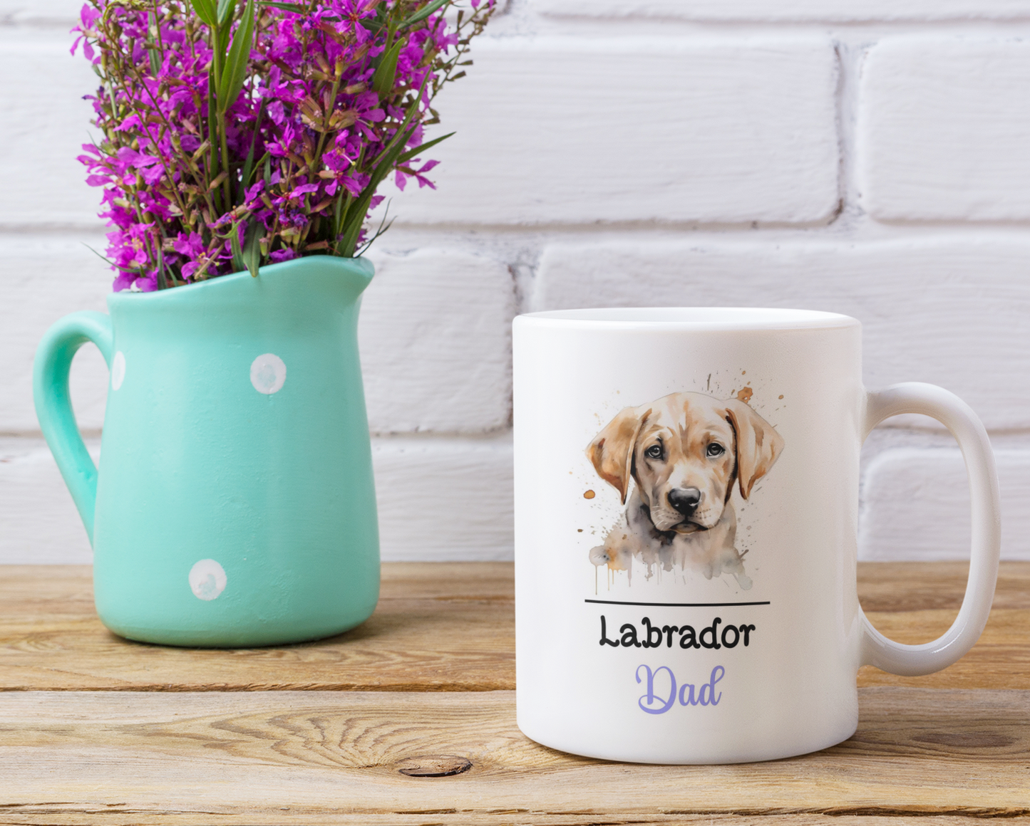 Labrador Dad Mug Gift Nice Funny Cute Novelty Pet Dog Owner Cup Birthday Christmas Mother's Day Present